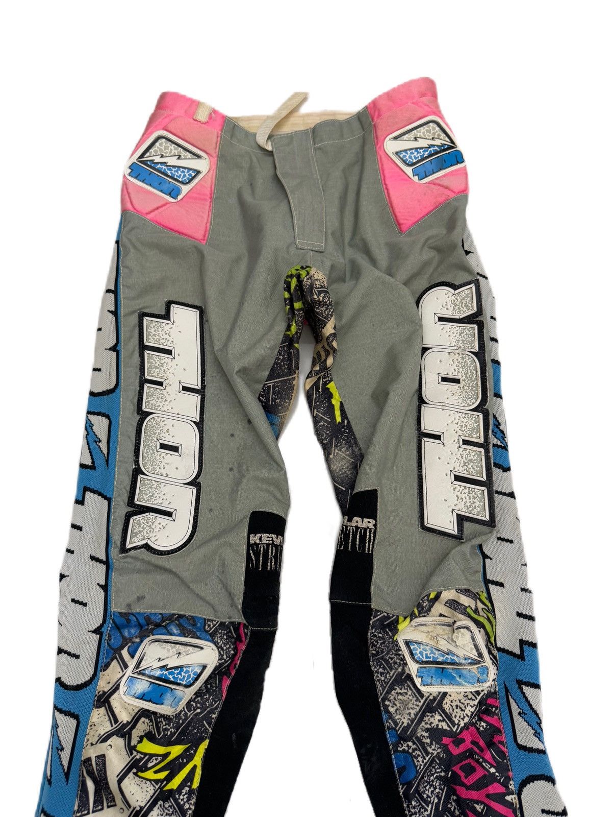 Fox Racing Thor Motocross Pants Vintage MX Racing Gear Y2K Moto Biker Size US 31 - 1 Thumbnail