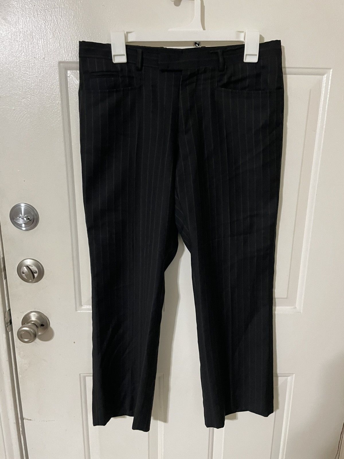 Gucci Striped wool Cropped pants Size US 32 / EU 48 - 3 Thumbnail