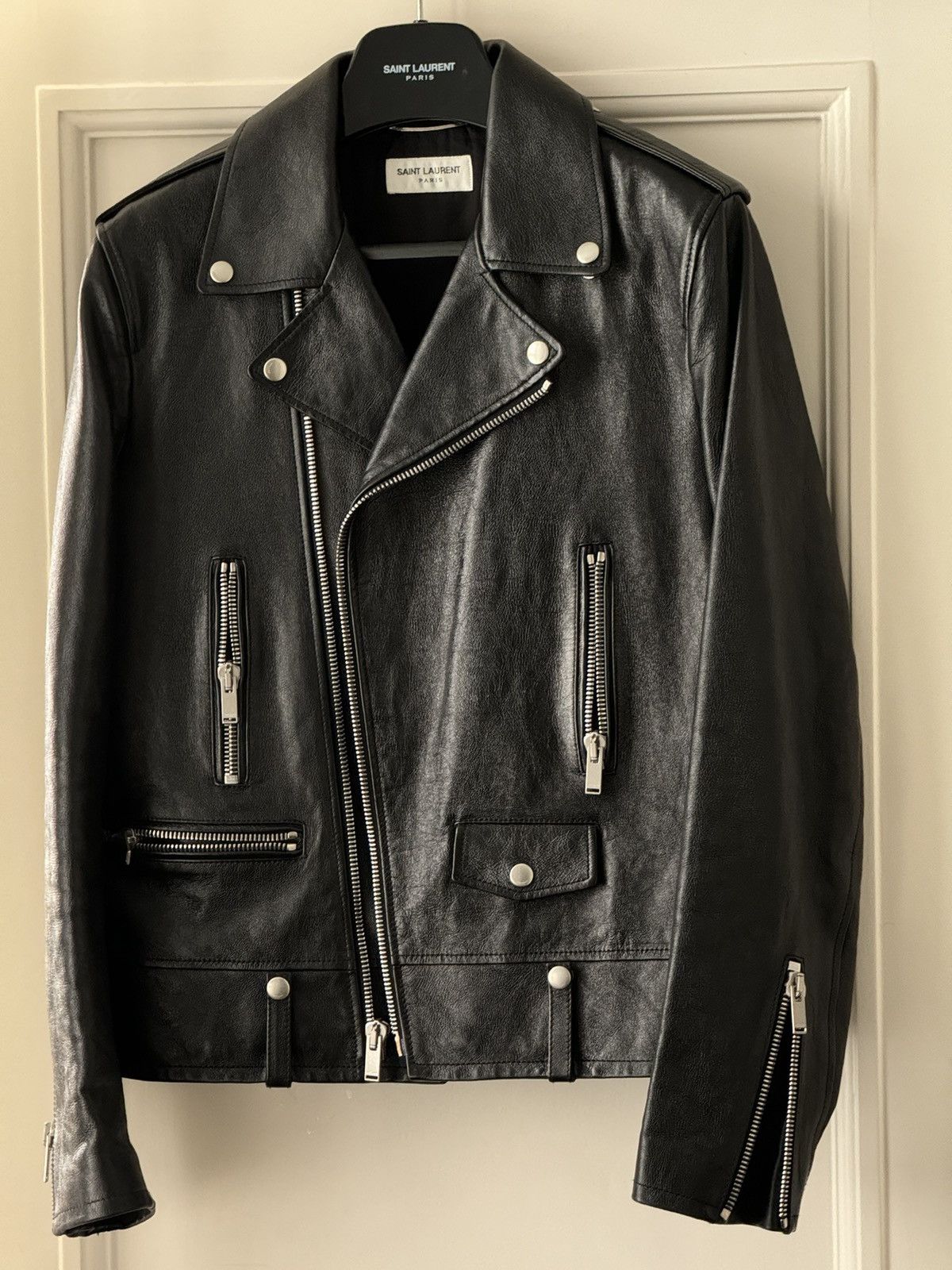 Saint Laurent Leather Jacket L01 46