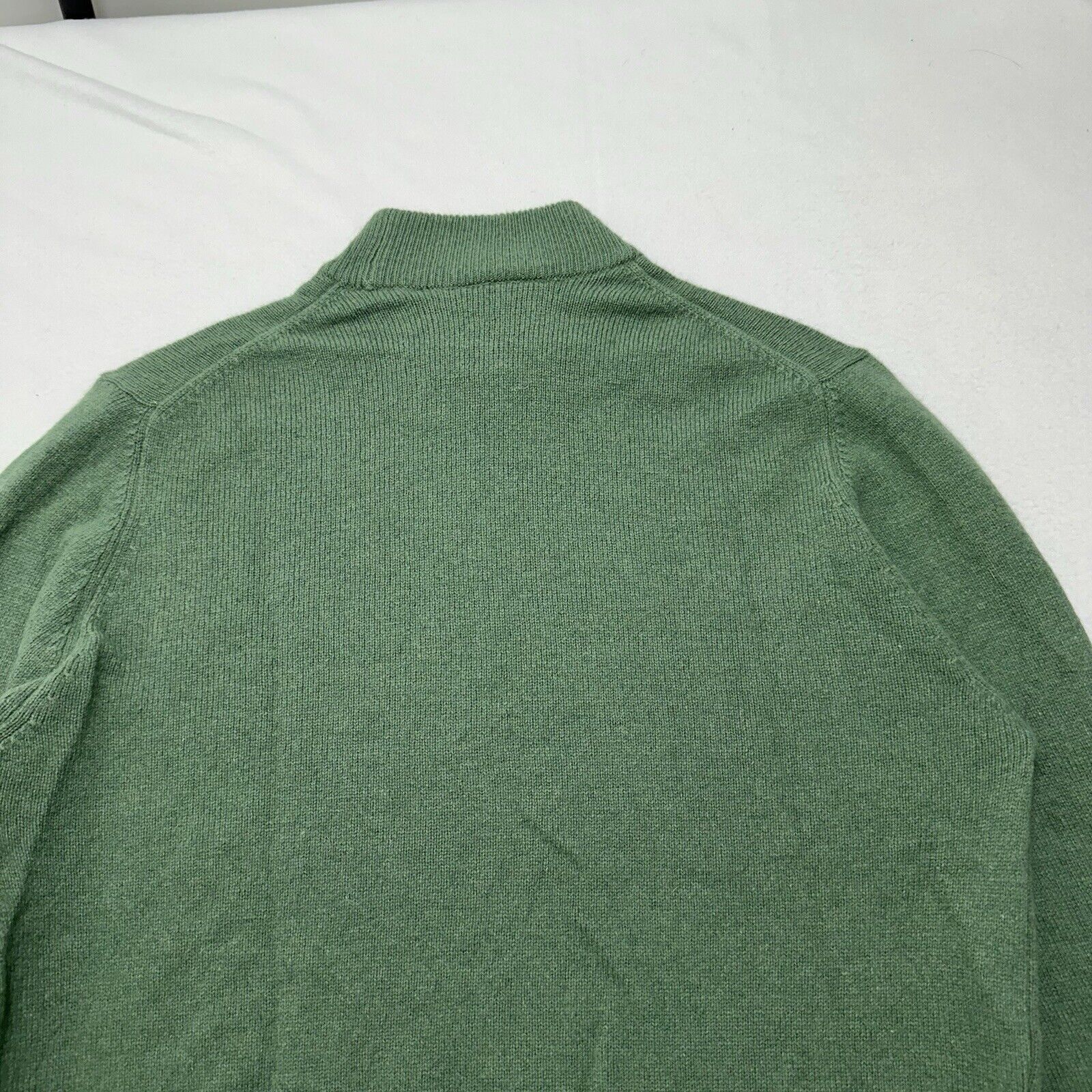 Vintage Romanes & Paterson =Green Mockneck Lambswool Angora Sweater Size S / US 4 / IT 40 - 11 Thumbnail