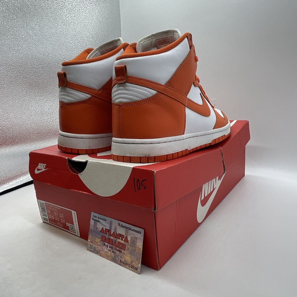 Nike Dunk high sp Syracuse Size US 11 / EU 44 - 5 Thumbnail