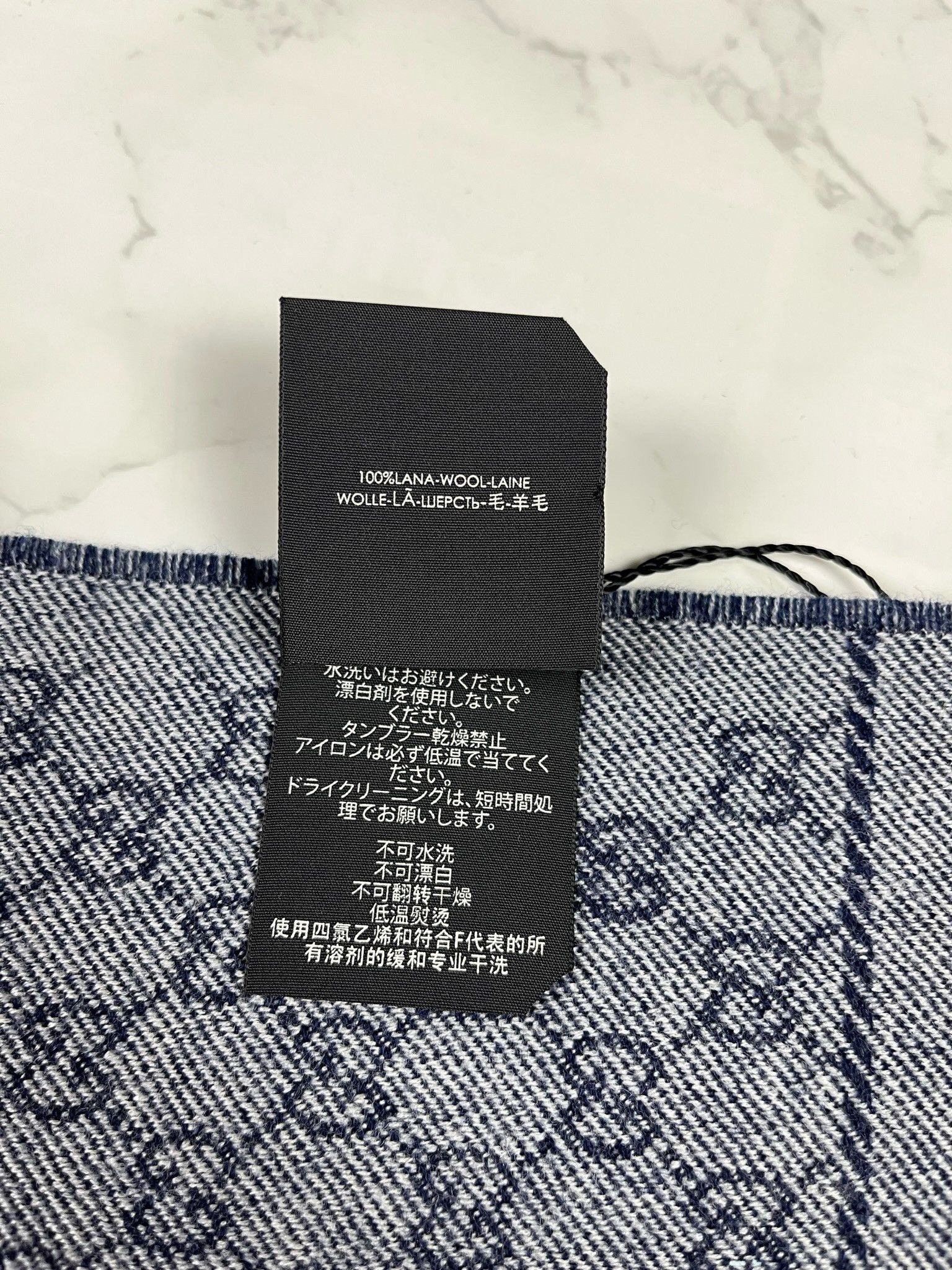 Gucci 🔥[SALE]🔥 Gucci Blooms Blue Wool Scarf Size ONE SIZE - 7 Thumbnail