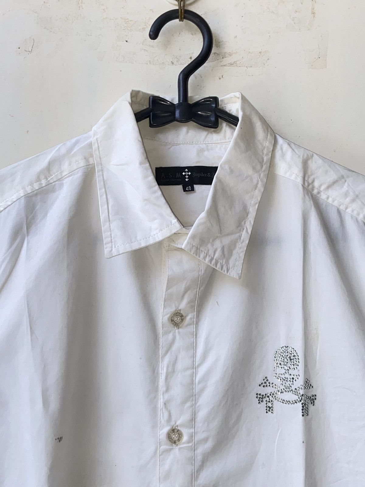 Mastermind Japan MASTEMIND A.S.M White Shirt Size US M / EU 48-50 / 2 - 13 Thumbnail