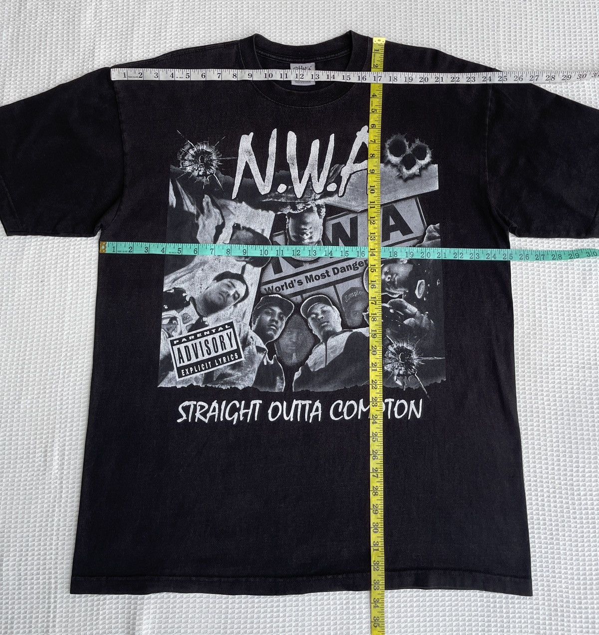 Rap Tees Vintage’90s🔥N.W.A🔥World’s Most Dangerous Group Tshirt Size US XXL / EU 58 / 5 - 15 Thumbnail
