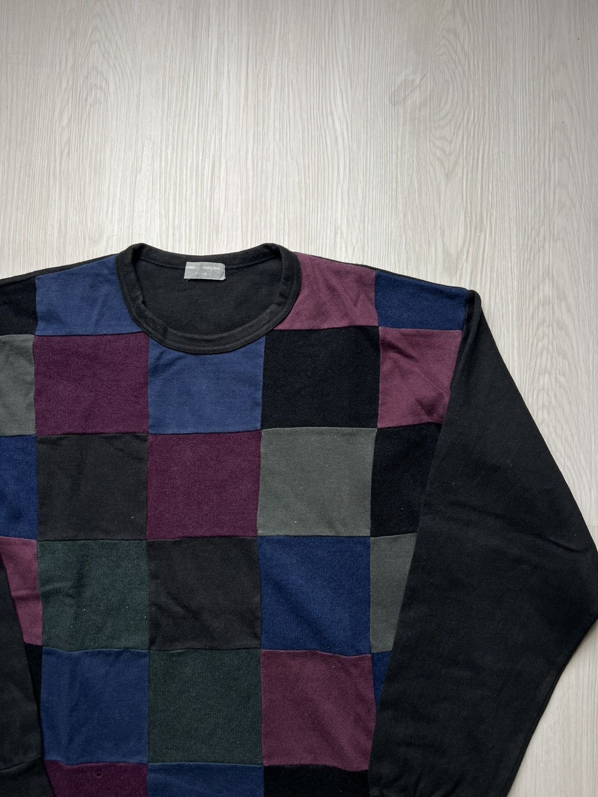 Comme des Garcons Homme Vintage 1997 Comme Des Garcons Homme Wool Patch Sweatshirt Size US L / EU 52-54 / 3 - 2 Thumbnail