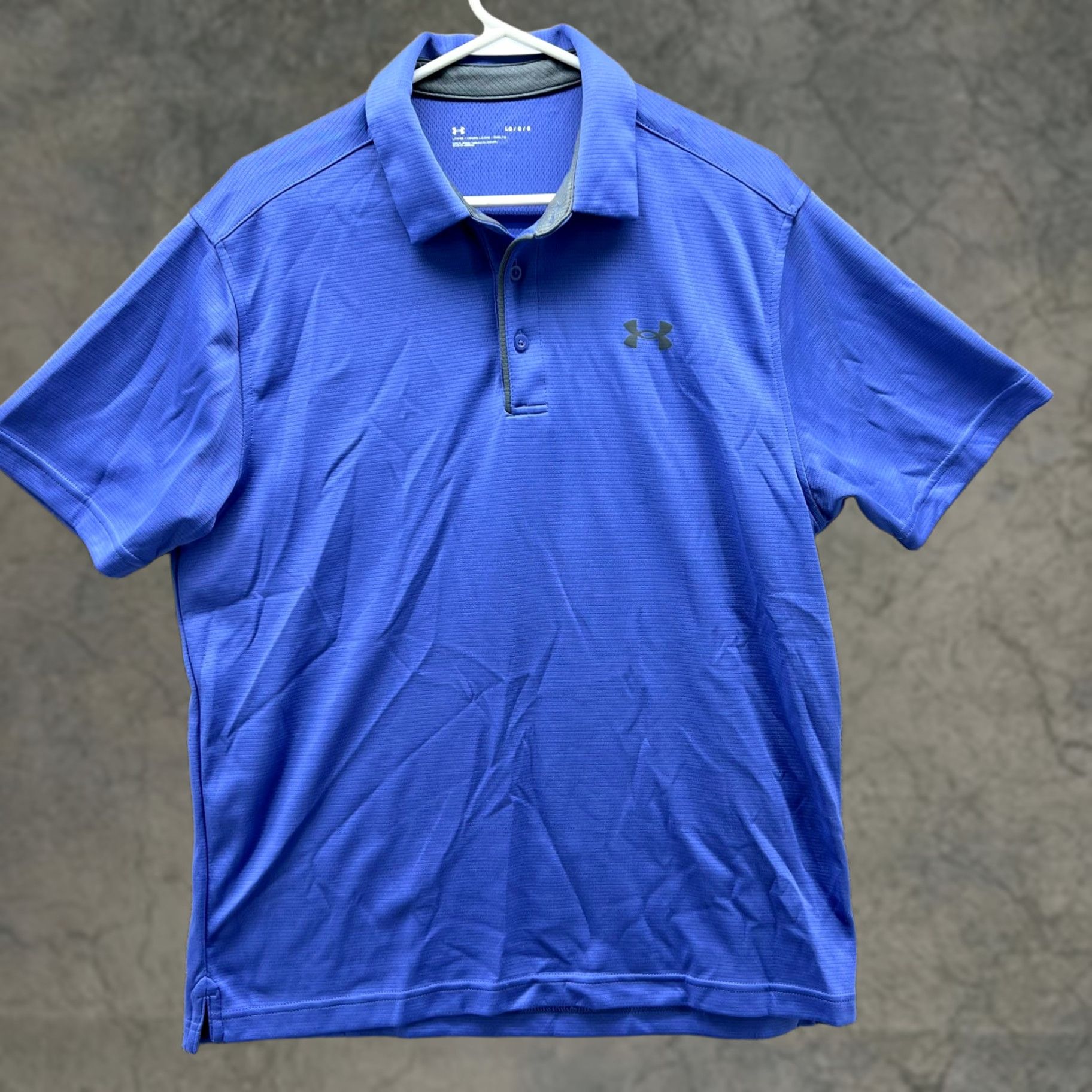 Under Armour Under Armour Polo Shirt Mens Large Blue Loose Fit Preppy Knit Golf Golfer UA Size US L / EU 52-54 / 3 - 1 Thumbnail