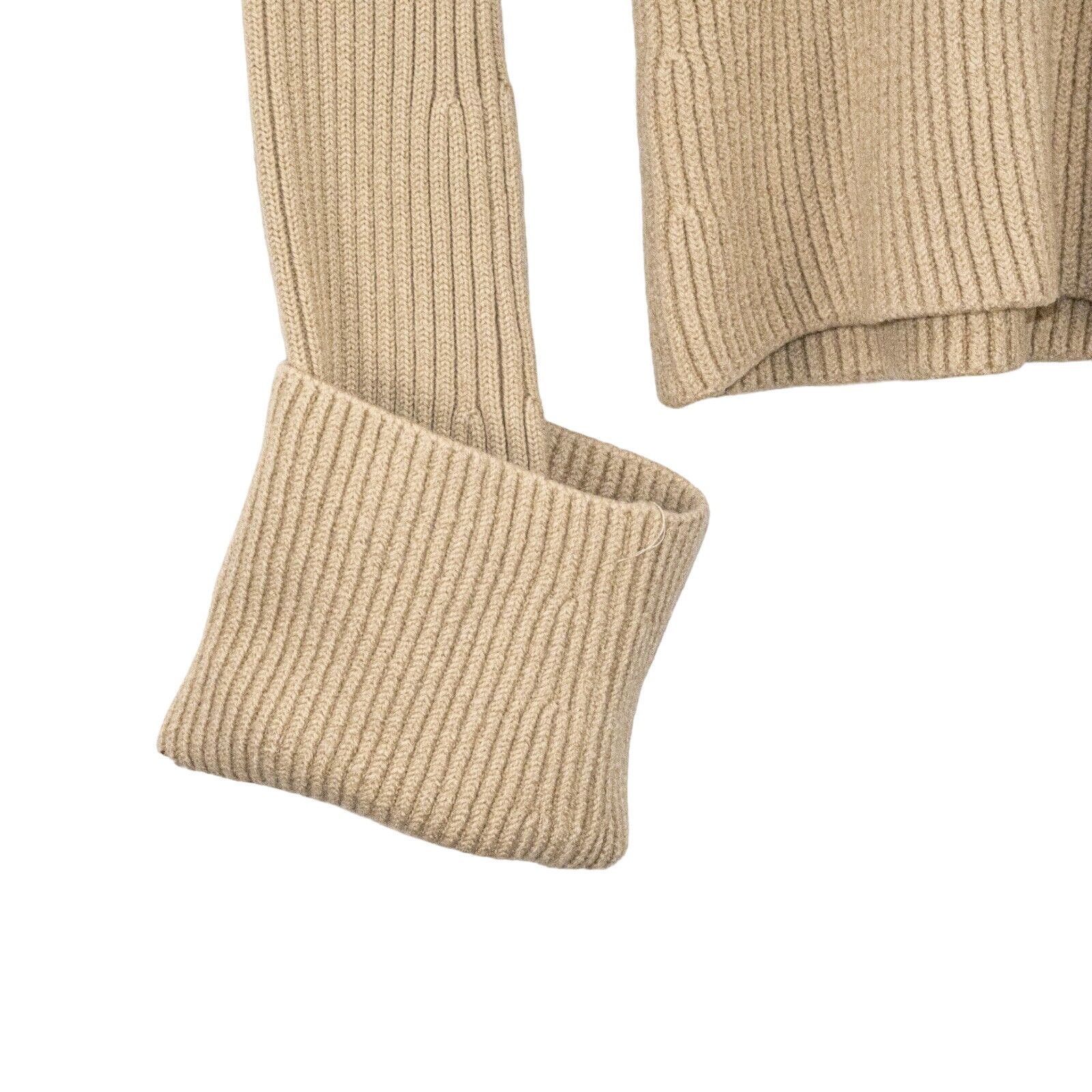 St. John ST JOHN Ribbed Wool Turtleneck Sweater oversize cuffs Size S / US 4 / IT 40 - 6 Thumbnail