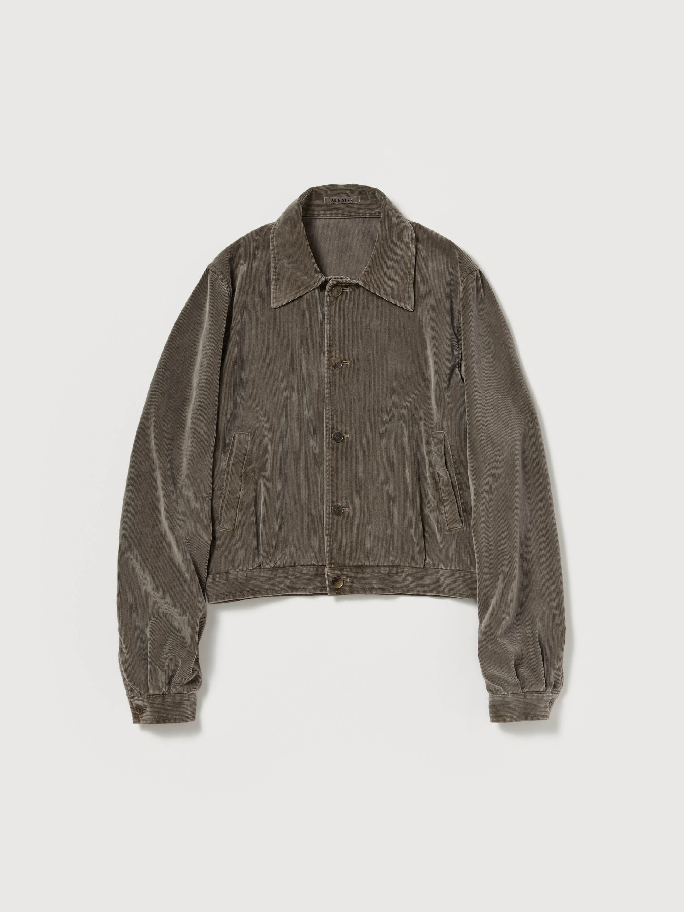Auralee Double Face Check Zip Blouson | Grailed