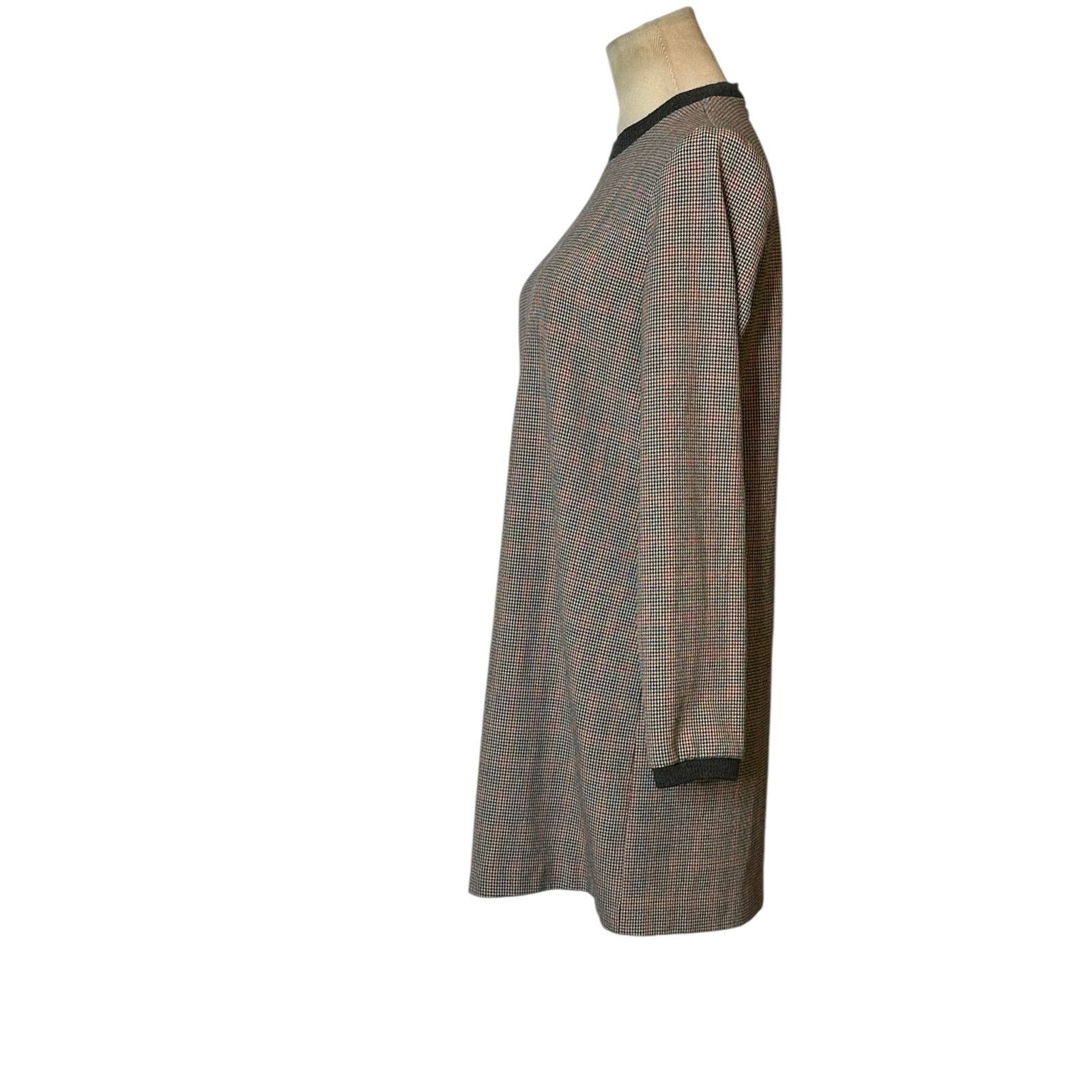 Zara Zara houndstooth long sleeves sheath mini dress size Small Size M / US 6-8 / IT 42-44 - 11 Thumbnail