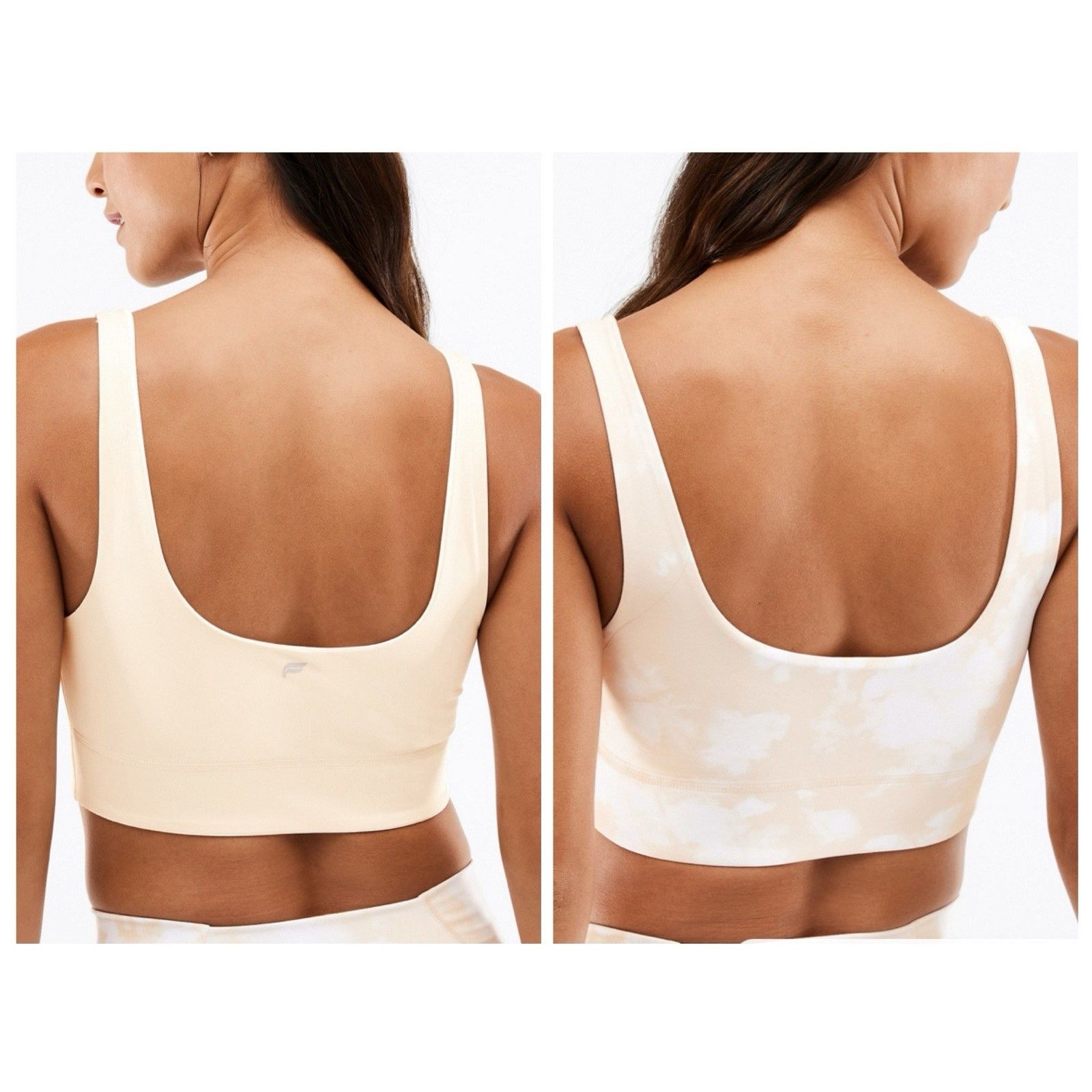 Fabletics Harlyn Midi Medium Impact Sports Bra Honey Magma Square Neck Size XL / US 12-14 / IT 48-50 - 2 Thumbnail