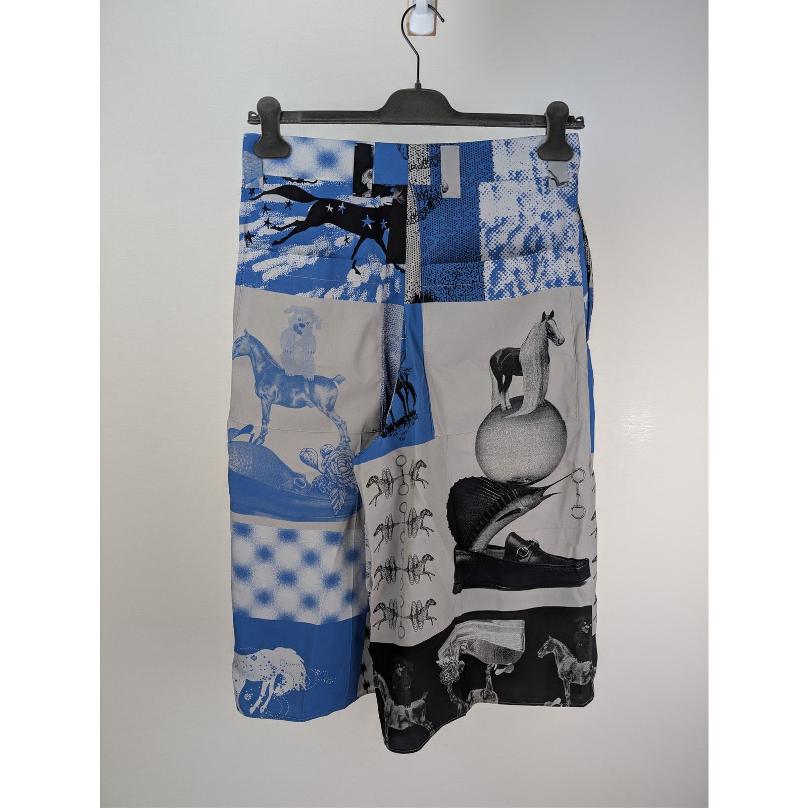 Gucci o1rshd1 Short Pant in Blue/Black Size US 34 / EU 50 - 10 Thumbnail