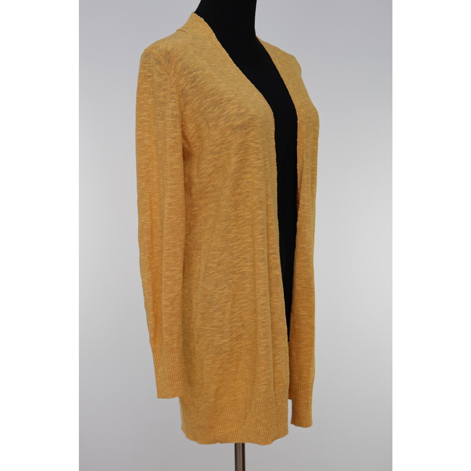 Eileen Fisher EILEEN FISHER Cotton Linen Open Front Long Cardigan Sz PS Size S / US 4 / IT 40 - 3 Thumbnail