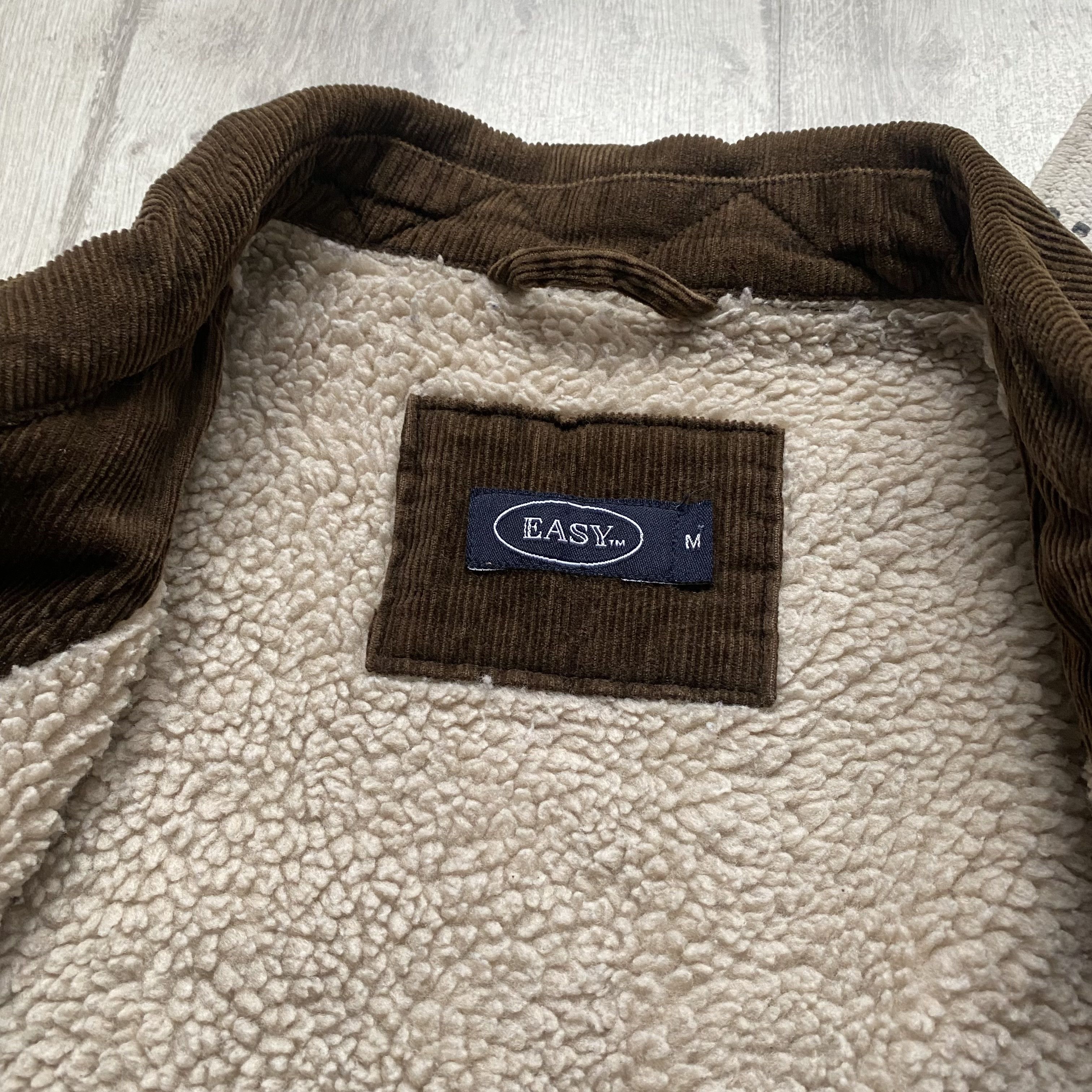 Diesel Vintage Y2K 90s Corduroy Denim Sherpa jacket Trucker Diesel Size US M / EU 48-50 / 2 - 9 Thumbnail