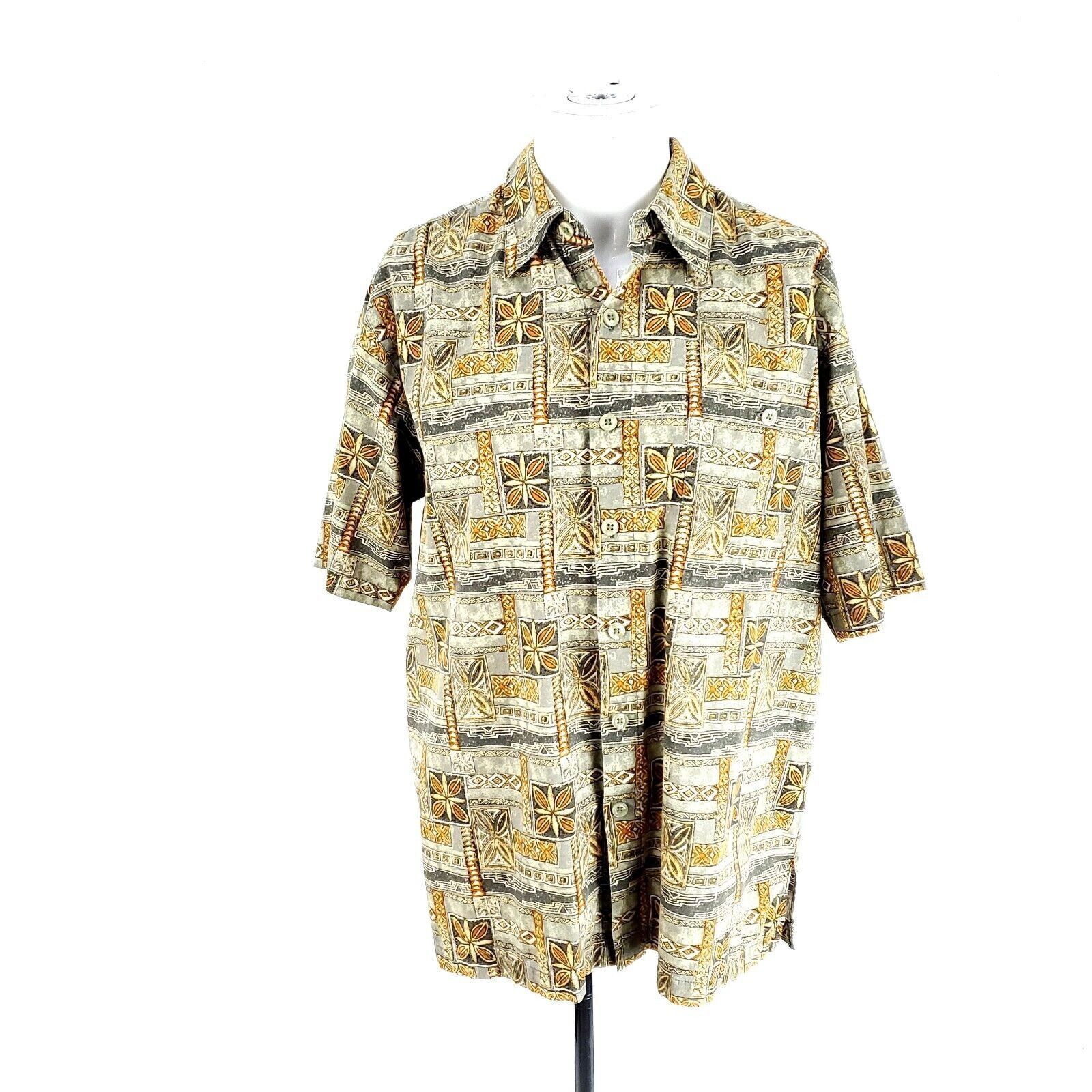 Vintage Weekender Donald Cherrie Cotton Hawaiian Button Front Shirt Size US XL / EU 56 / 4 - 2 Thumbnail