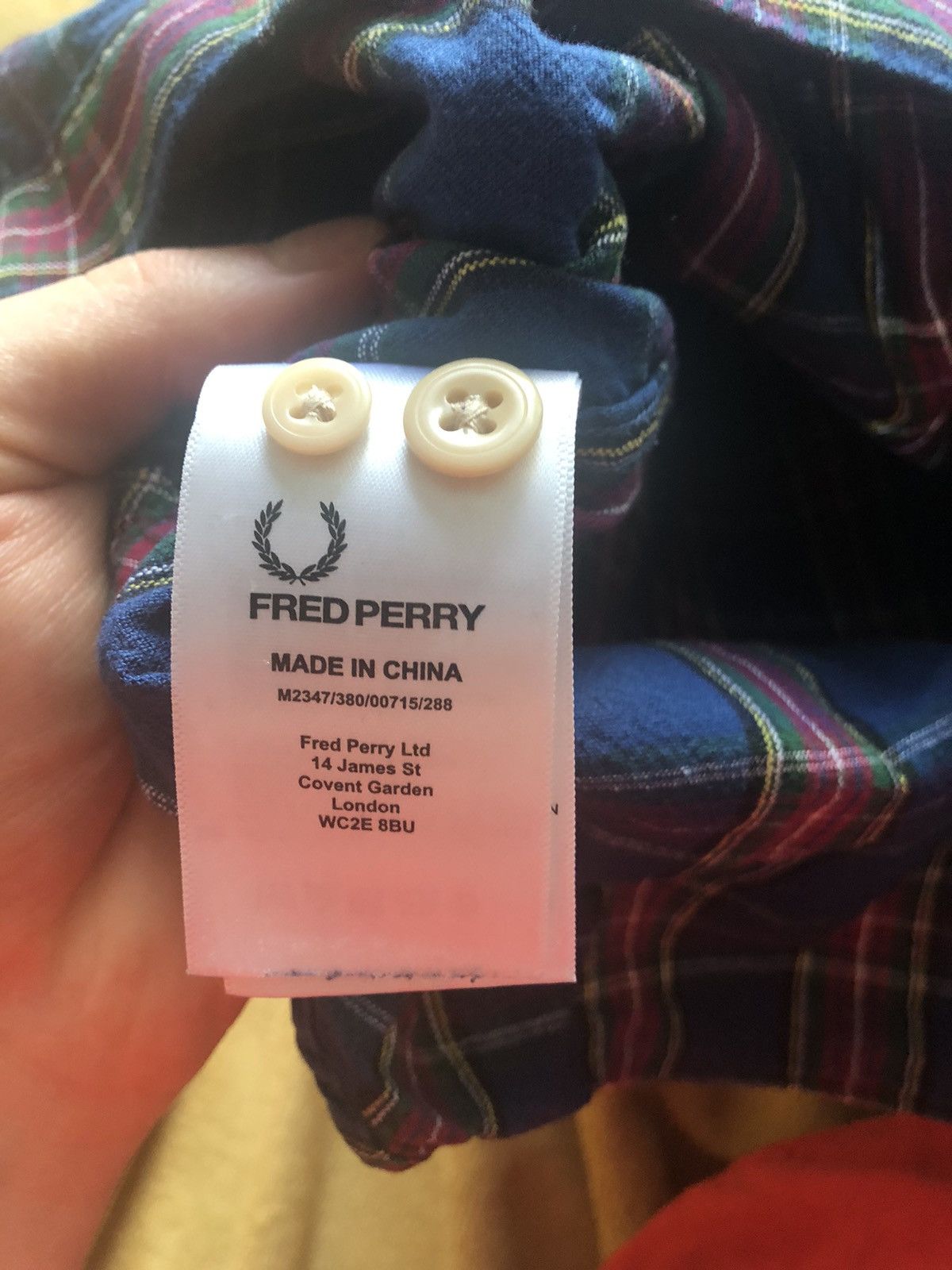 Fred Perry RARE FRED PERRY VINTAGE QUALITY BUTTON UP SHIRT Size US S / EU 44-46 / 1 - 4 Thumbnail