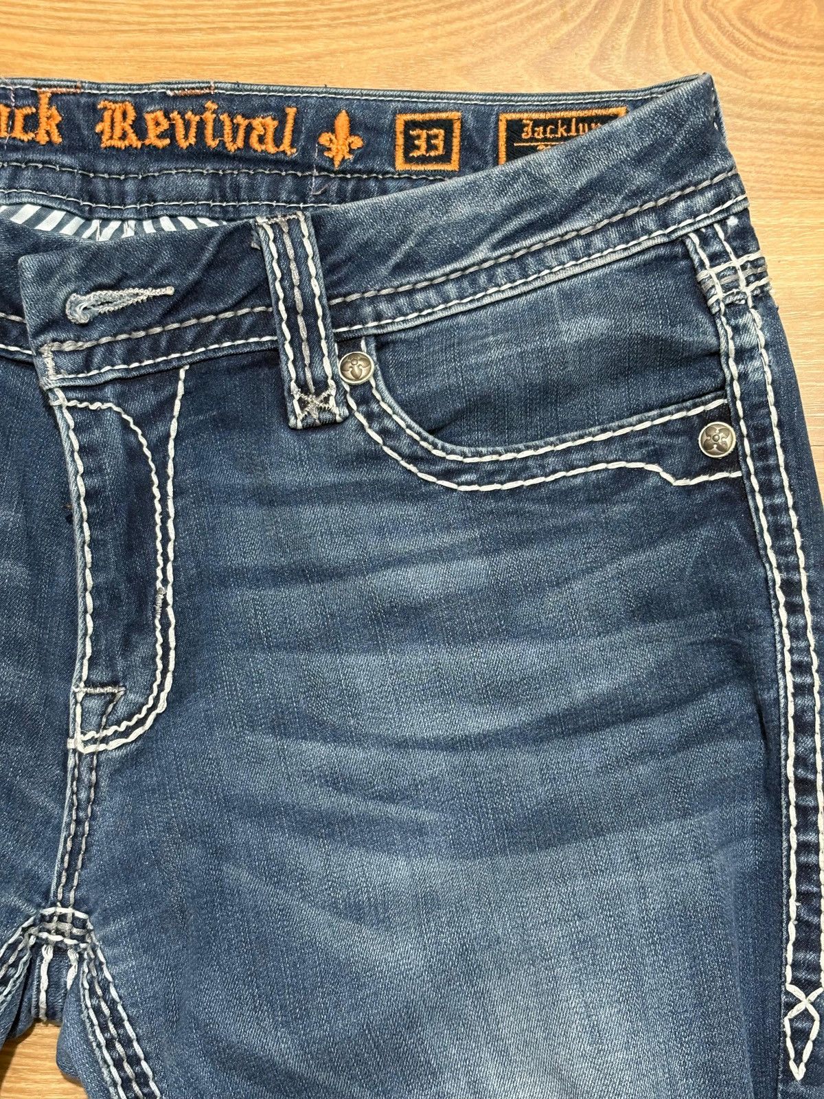 Rock Revival Rock Revival "Jacklyn Boot" Jeans - Size 33 (Fits 35-36) Size US 33 - 4 Thumbnail