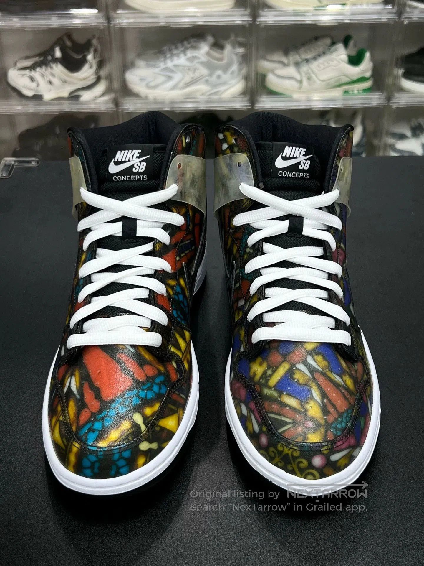 Nike nike concepts dunk stained glass sneakers. Size US 10.5 / EU 43-44 - 2 Thumbnail