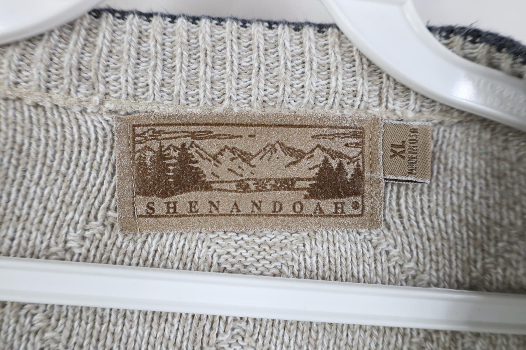 Vintage Vintage 90s Streetwear Diamond Knit Crewneck Sweater USA Size US XL / EU 56 / 4 - 10 Thumbnail