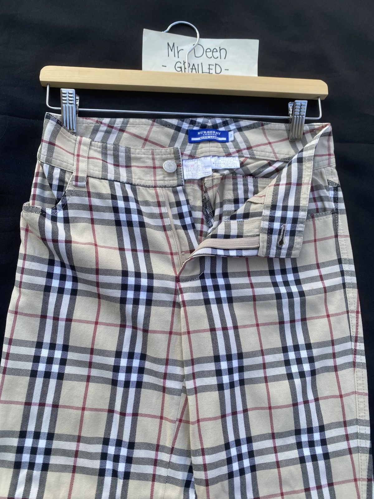 Burberry Rare Burberry Brown Checkered Casual Pants Size US 27 - 1 Thumbnail