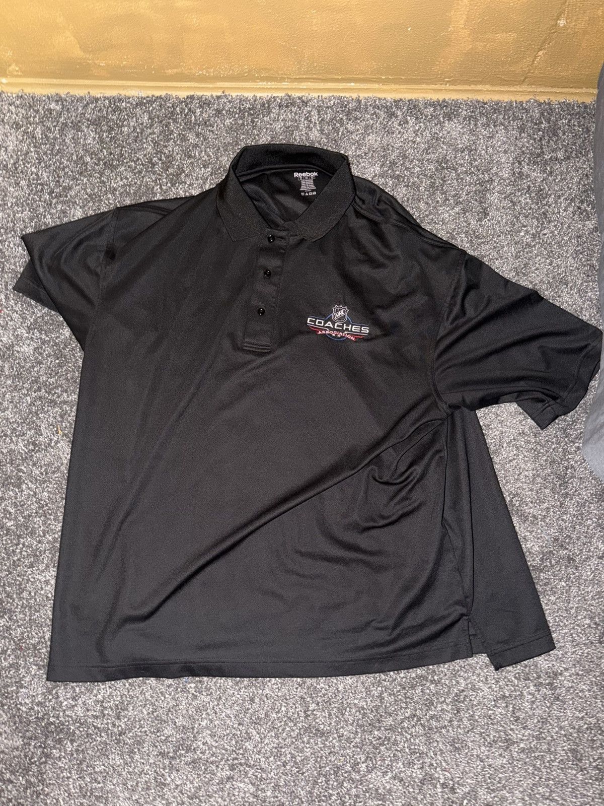 Reebok Reebok NHL Coaches Association Polo T Shirt Button Shirt XL Size US XL / EU 56 / 4 - 3 Thumbnail