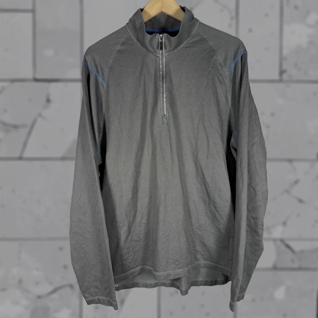 Tommy Bahama Tommy Bahama Gray Half Zip Pullover Mens Large Sweater Size US L / EU 52-54 / 3 - 1 Thumbnail