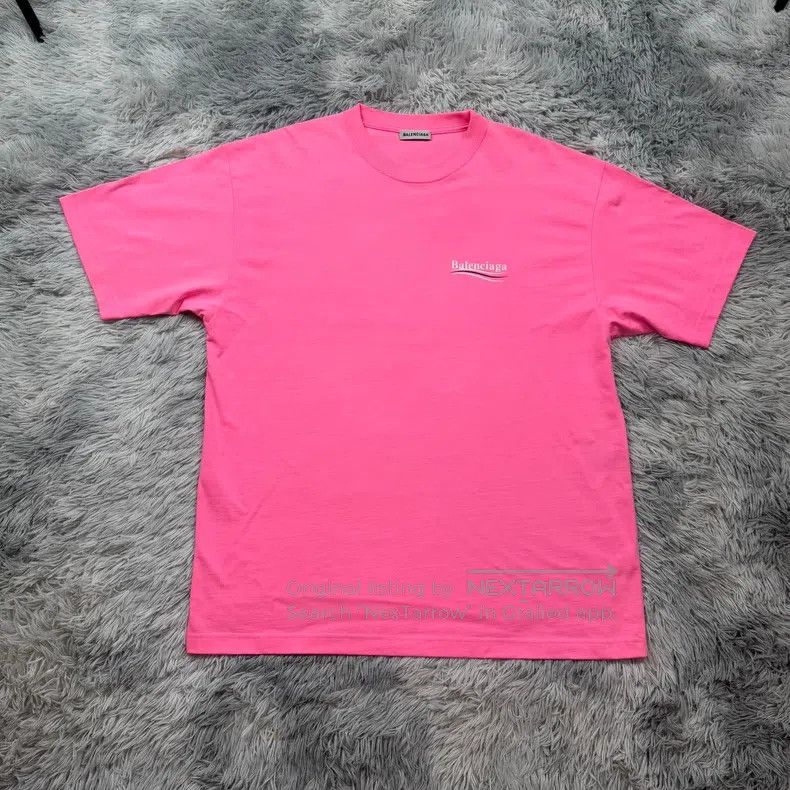 Balenciaga Pink Coca-Cola Short Sleeve