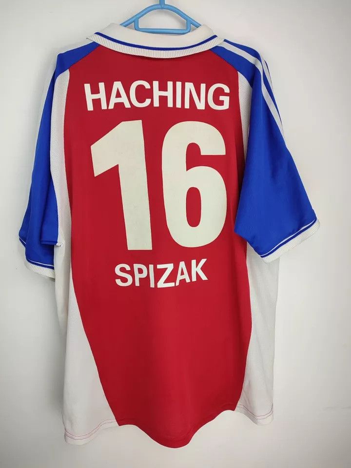 Adidas Spvgg Unterhaching home 2000-02 Matchworn #16 Spizak Size US XL / EU 56 / 4 - 14 Thumbnail
