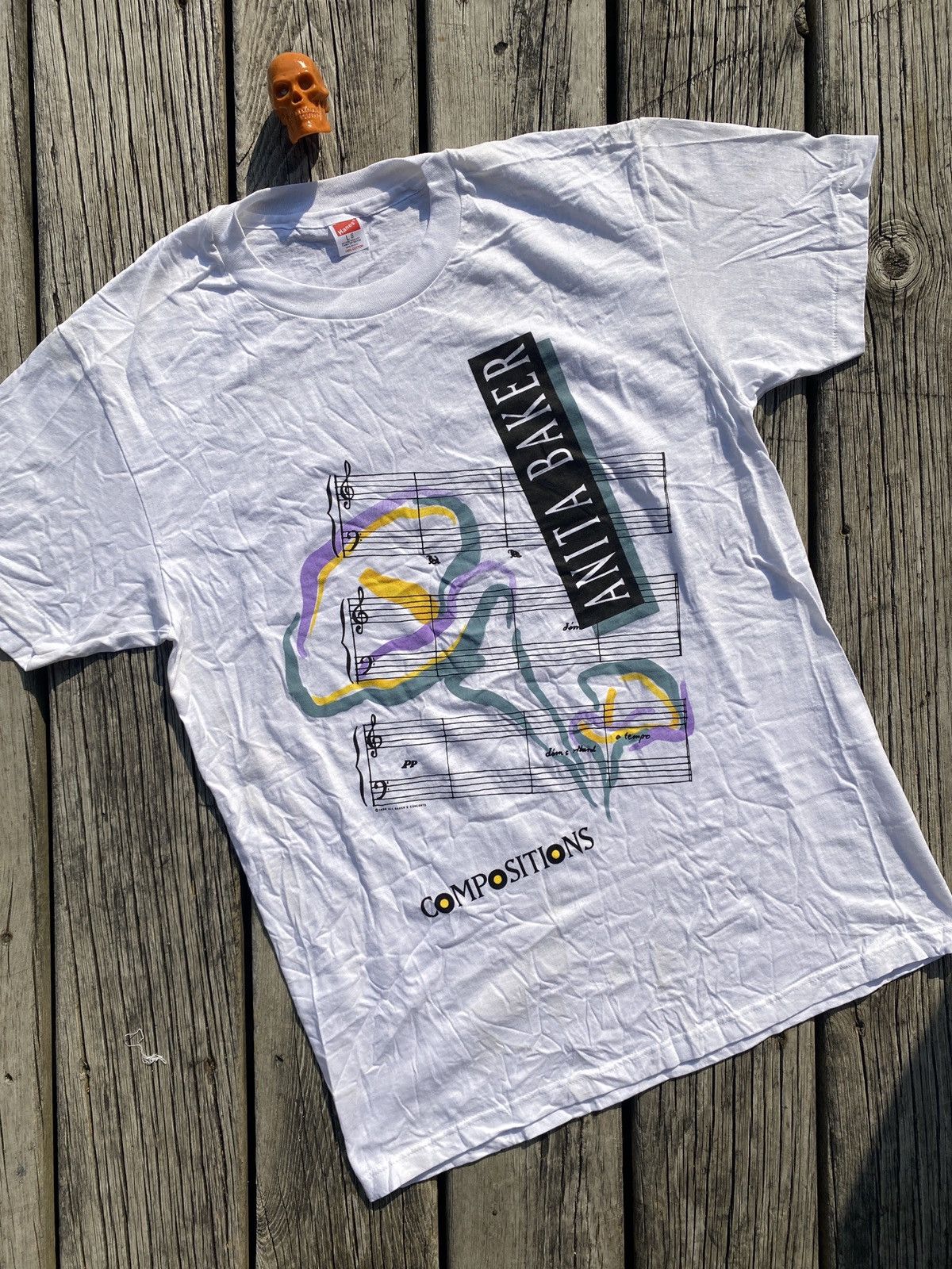 Band Tees × Vintage Vintage 90s Anita Baker compositions tour 