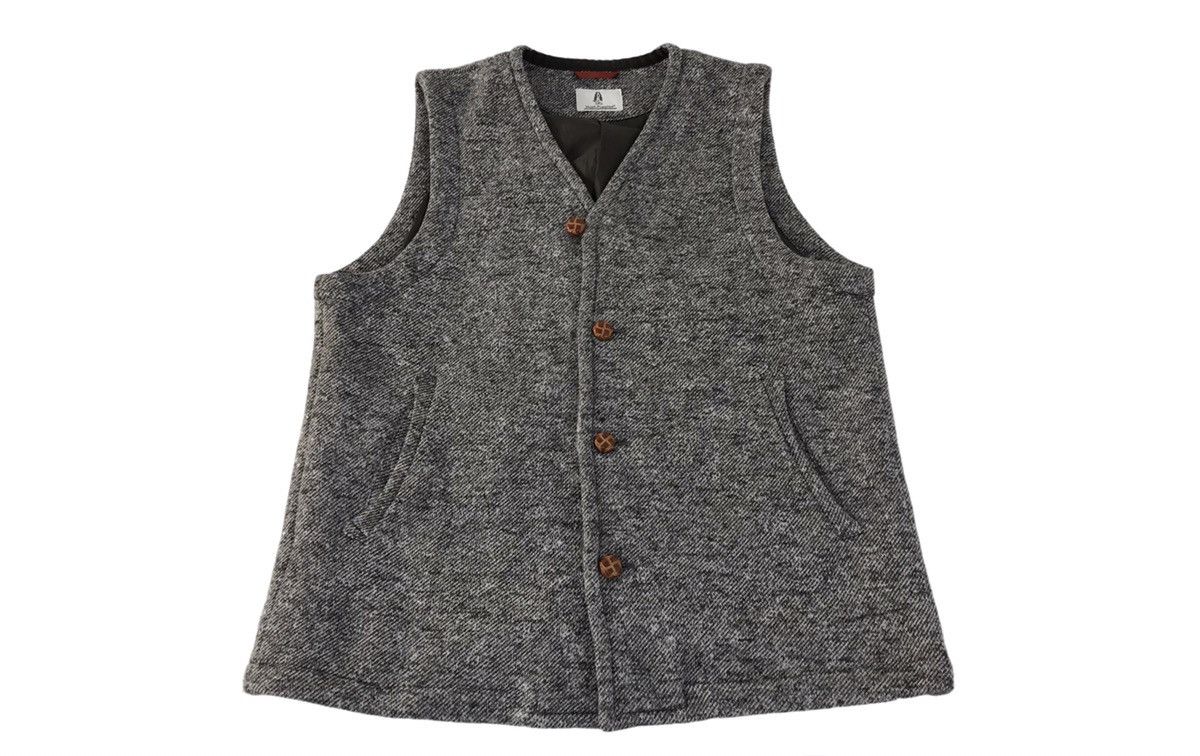 Hush Puppies Vintage Vest Hush Puppies Wooden Button Up Style Size US M / EU 48-50 / 2 - 1 Thumbnail