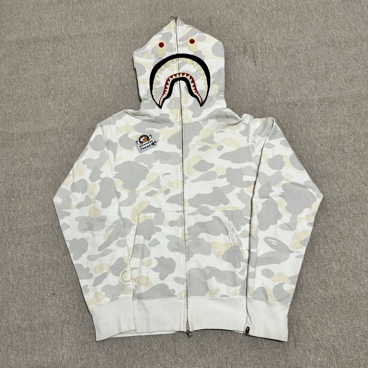 Bape Shark City Camo GITD Hoodie