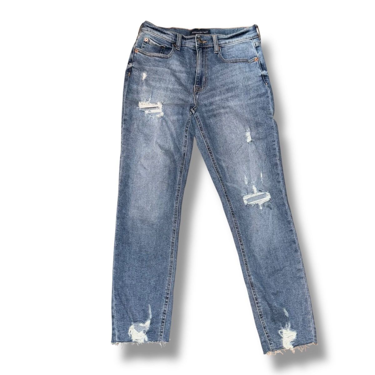 Aeropostale Aeropostale distressed Stretch Mom jeans Size 27" / US 4 / IT 40 - 2 Thumbnail