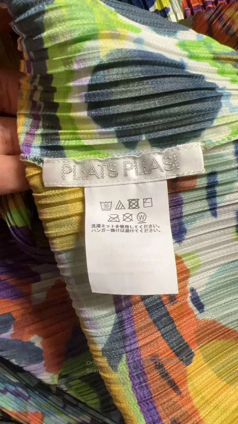 Issey Miyake Issey Miyake Light-colored Spring Dress Size XXL / US 16-18 / IT 52-54 - 9 Thumbnail