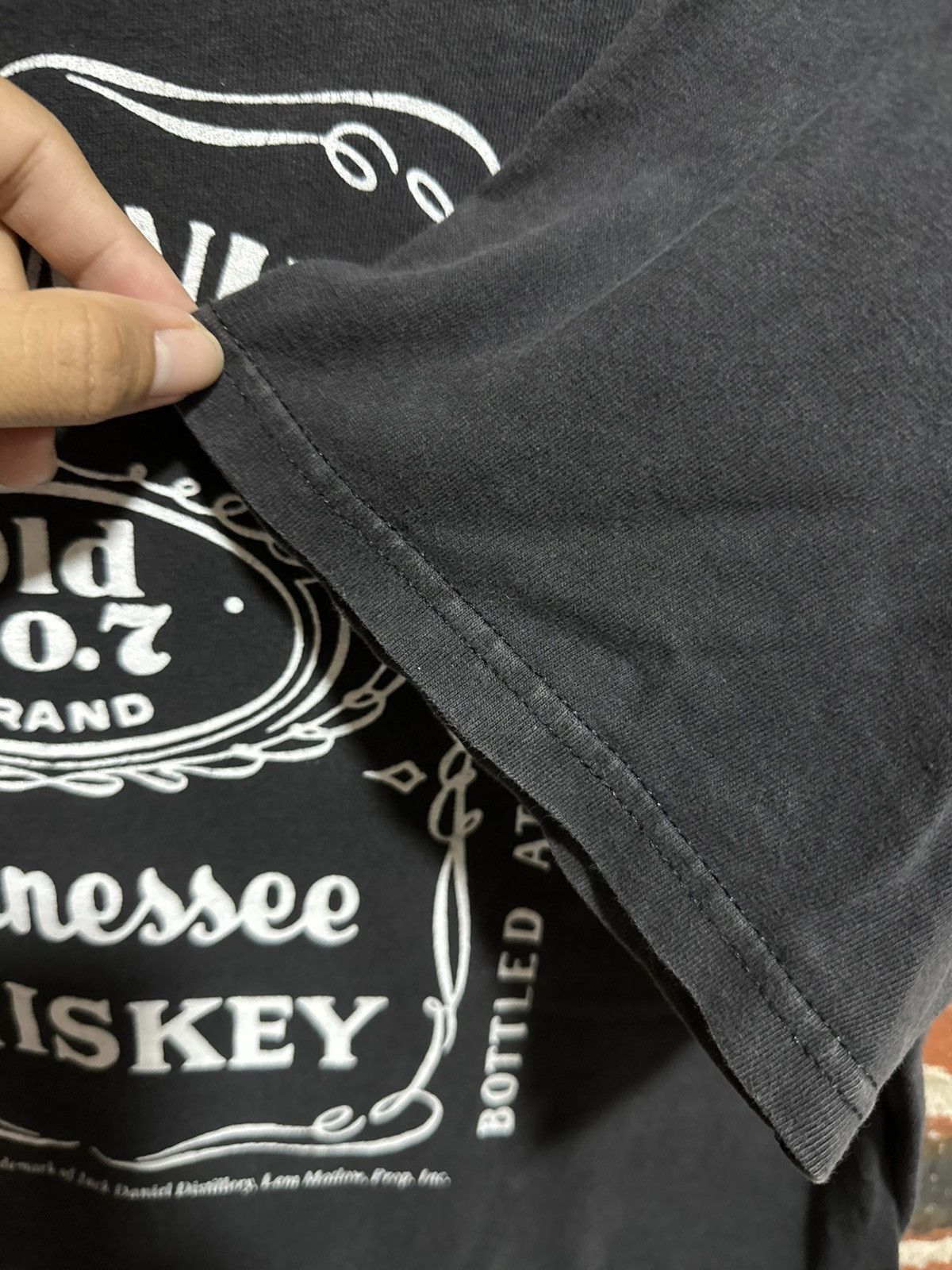 Budweiser × Hanes × Vintage Vintage Jack Danies’s Old No 7 Faded Tee Size US L / EU 52-54 / 3 - 3 Thumbnail