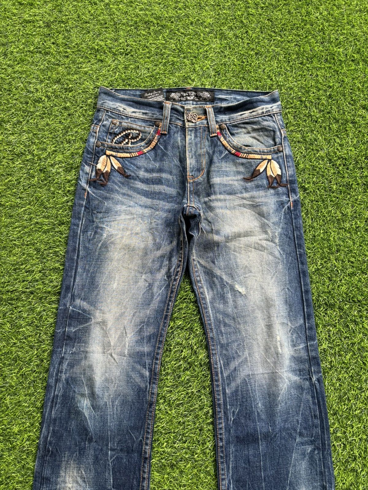 Tornado Mart Y2k Red Pepper Ifsixwasnine Punk Style Jeans Size US 31 - 3 Thumbnail