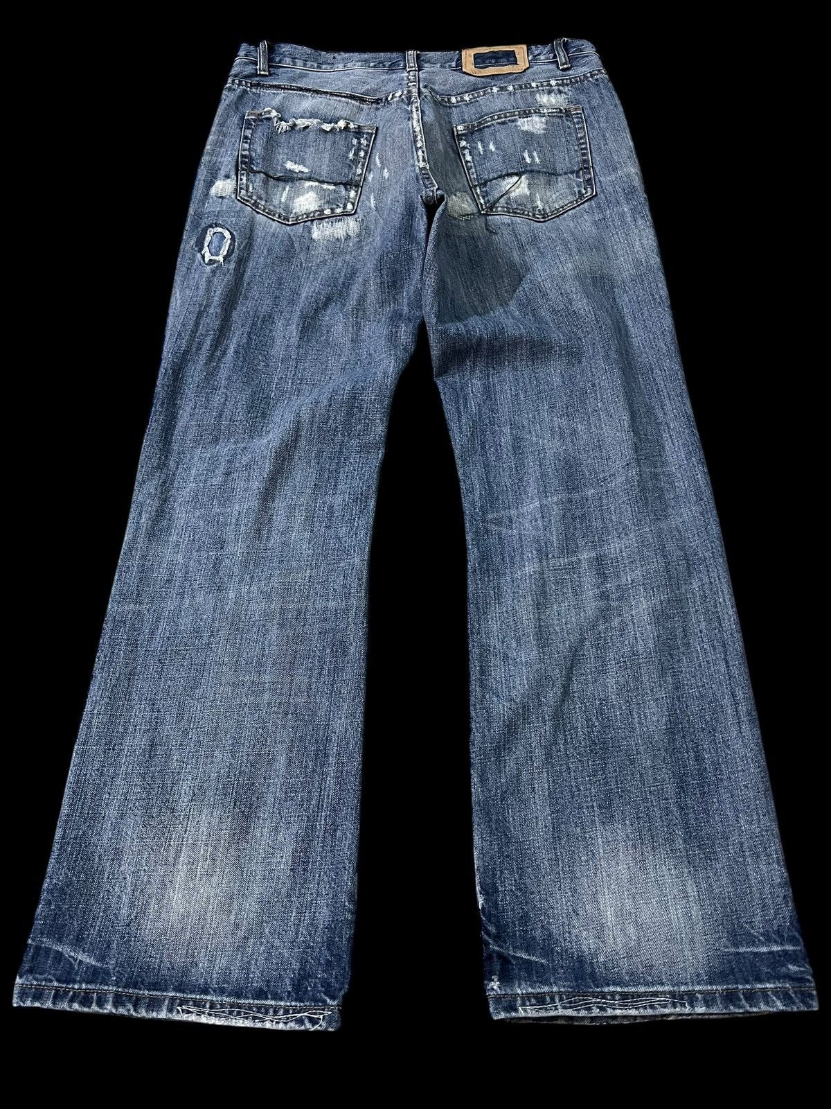 Abercrombie & Fitch 💥Flare💥Abercrombie & Fitch Distressed Faded Jean Size US 33 - 2 Thumbnail