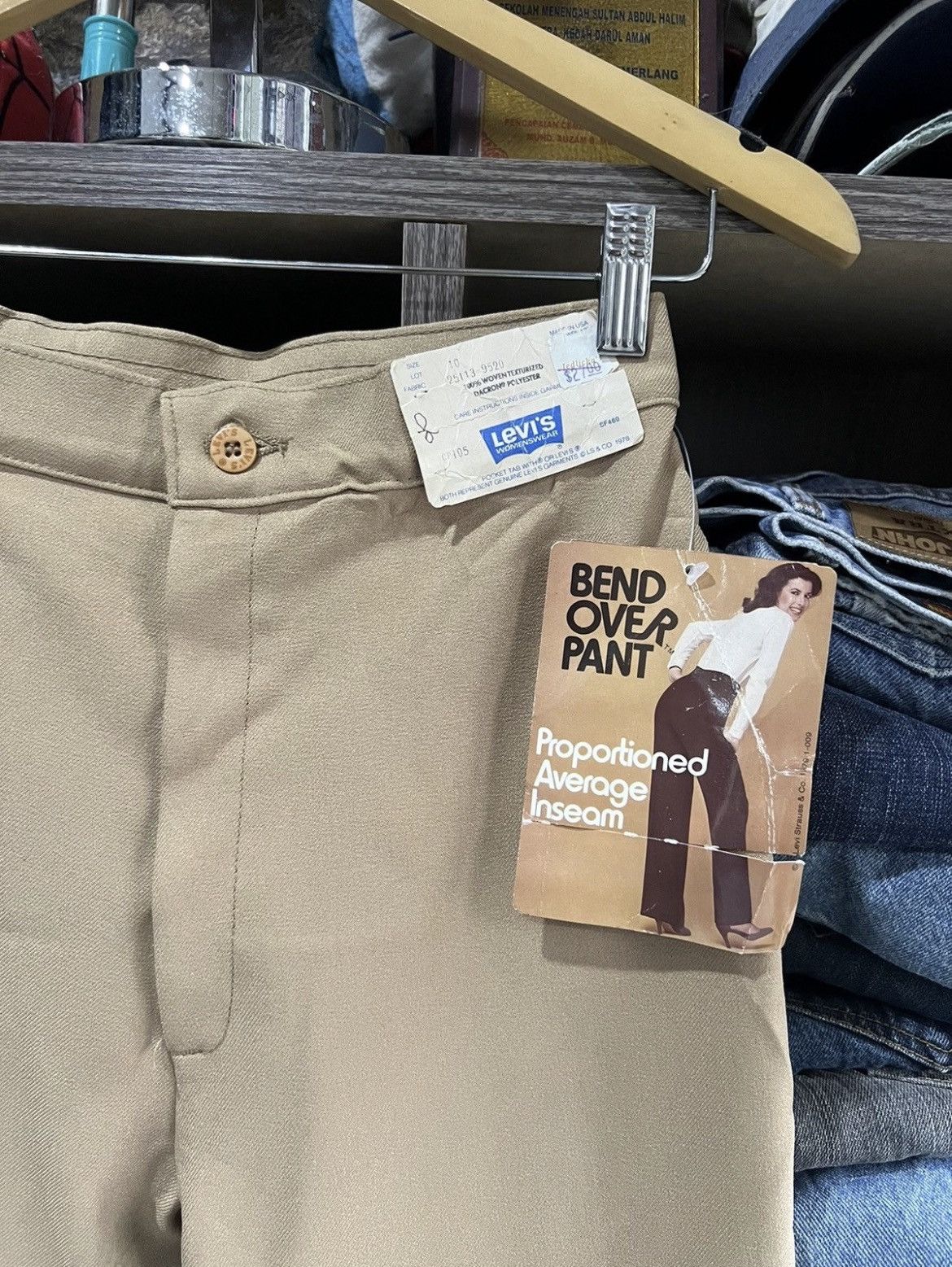 Levi's Vintage Clothing 🔥Very Rare Vintage 70s Levis Bend Over Pant Size 26" / US 2 / IT 38 - 5 Thumbnail