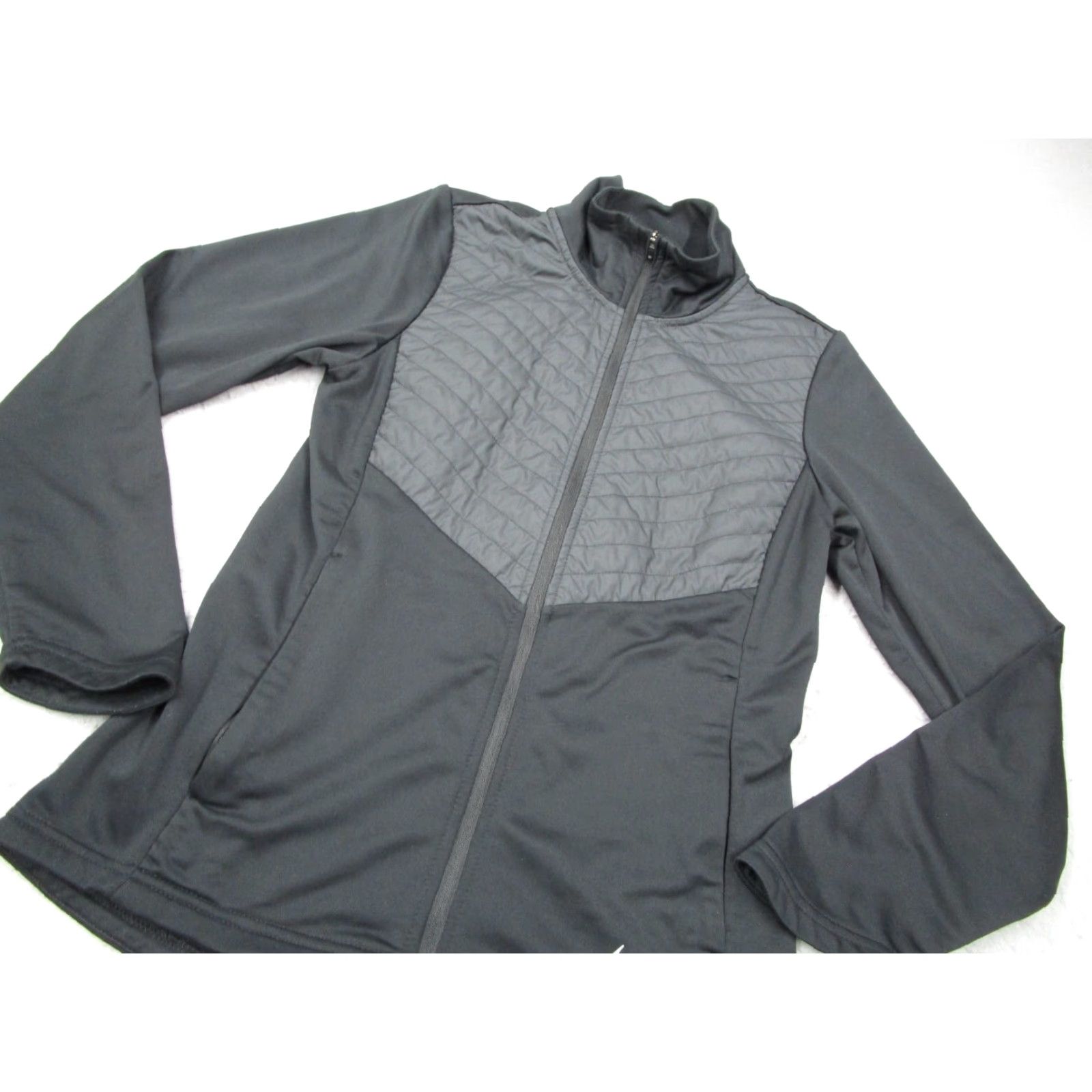 Nike Nike Jacket Women XS Black Essential Running Full Zip Pockets - Classic Fit, All Seasons, ™ Size XS / US 0-2 / IT 36-38 - 2 Thumbnail