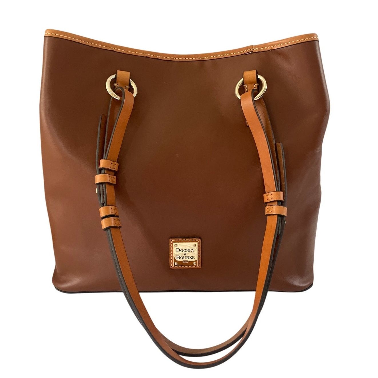 Dooney and Bourke Briana Smooth Leather Shoulder Tote Purse