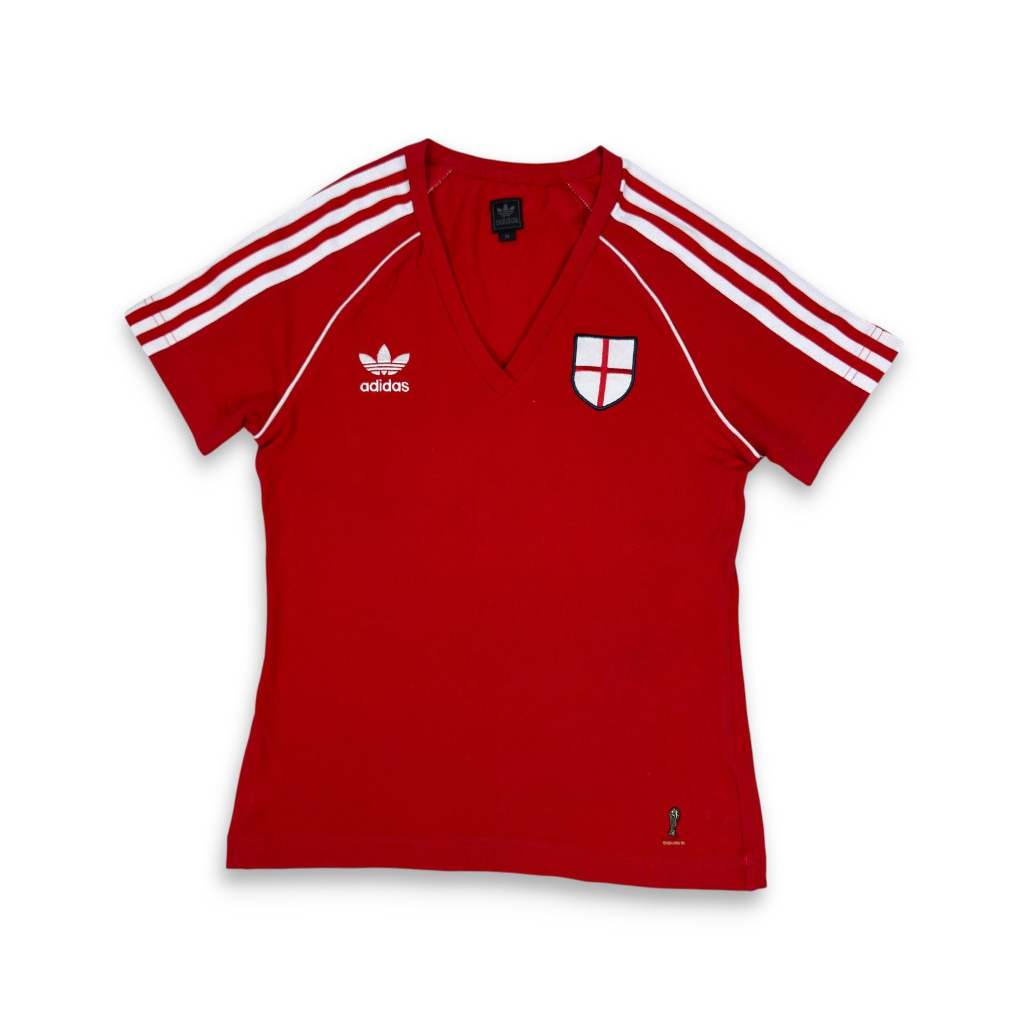 Adidas Adidas Women's Red England National Football Team Jersey 36 Size XS / US 0-2 / IT 36-38 - 1 Thumbnail