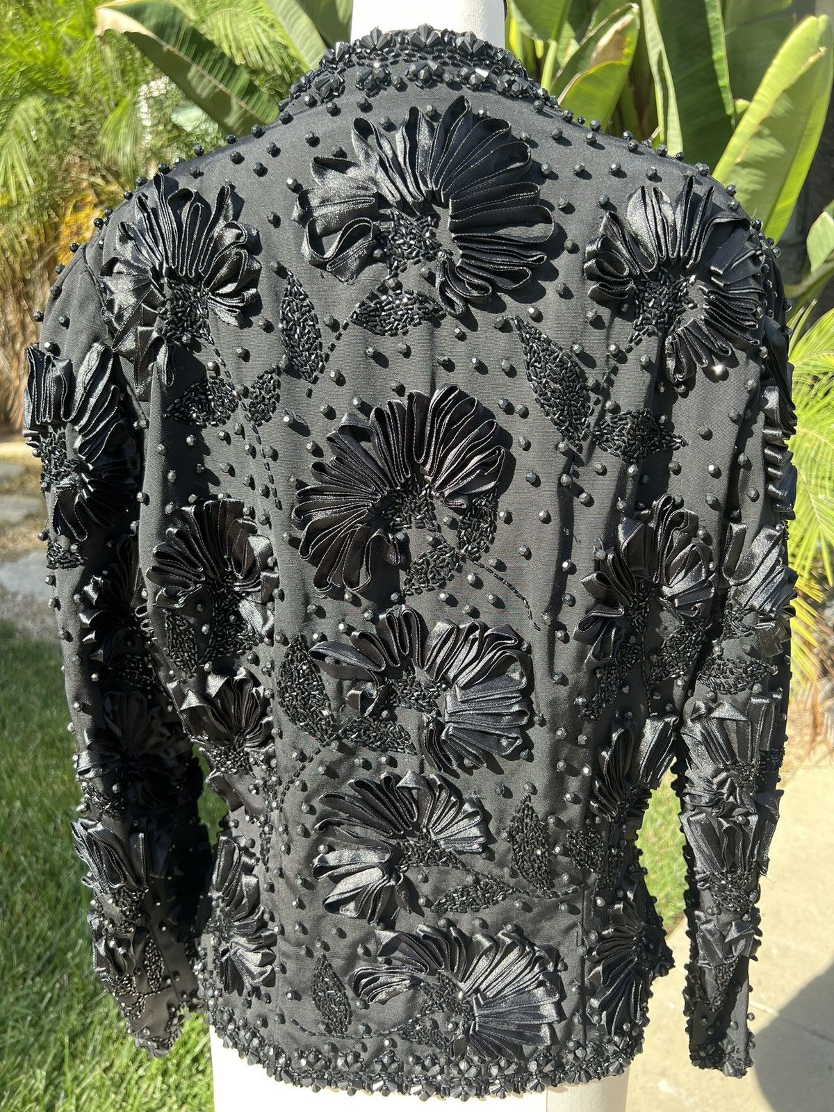 Oleg Cassini Black Tie Oleg Cassini Beaded Jacket Size XL / US 12-14 / IT 48-50 - 6 Thumbnail