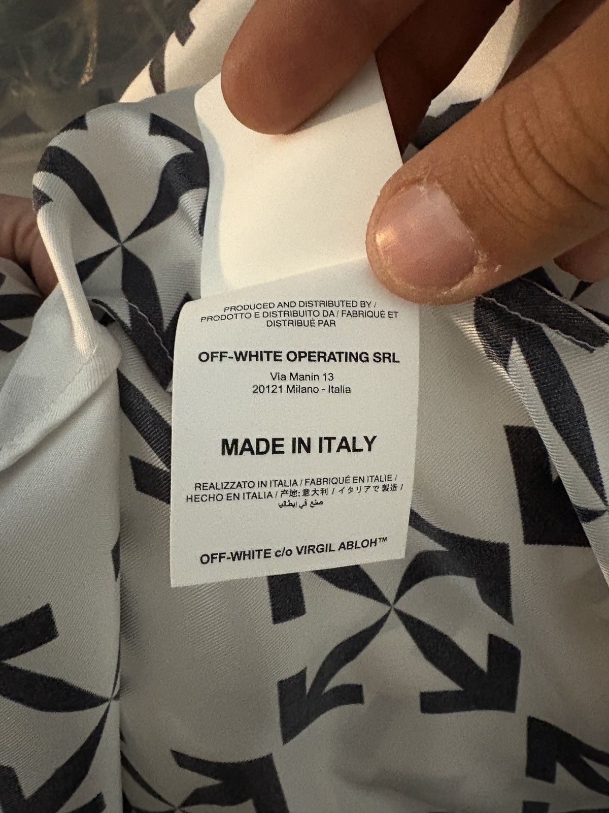 Off-White Off-White Virgil Abloh Arrow Pattern Silk Robe Kaftan M Size US M / EU 48-50 / 2 - 15 Thumbnail