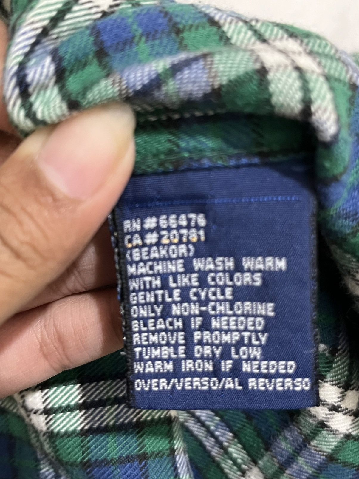 Other Tommy Hilfiger Plaid Button Up Shirt Green XL Size US XL / EU 56 / 4 - 12 Thumbnail