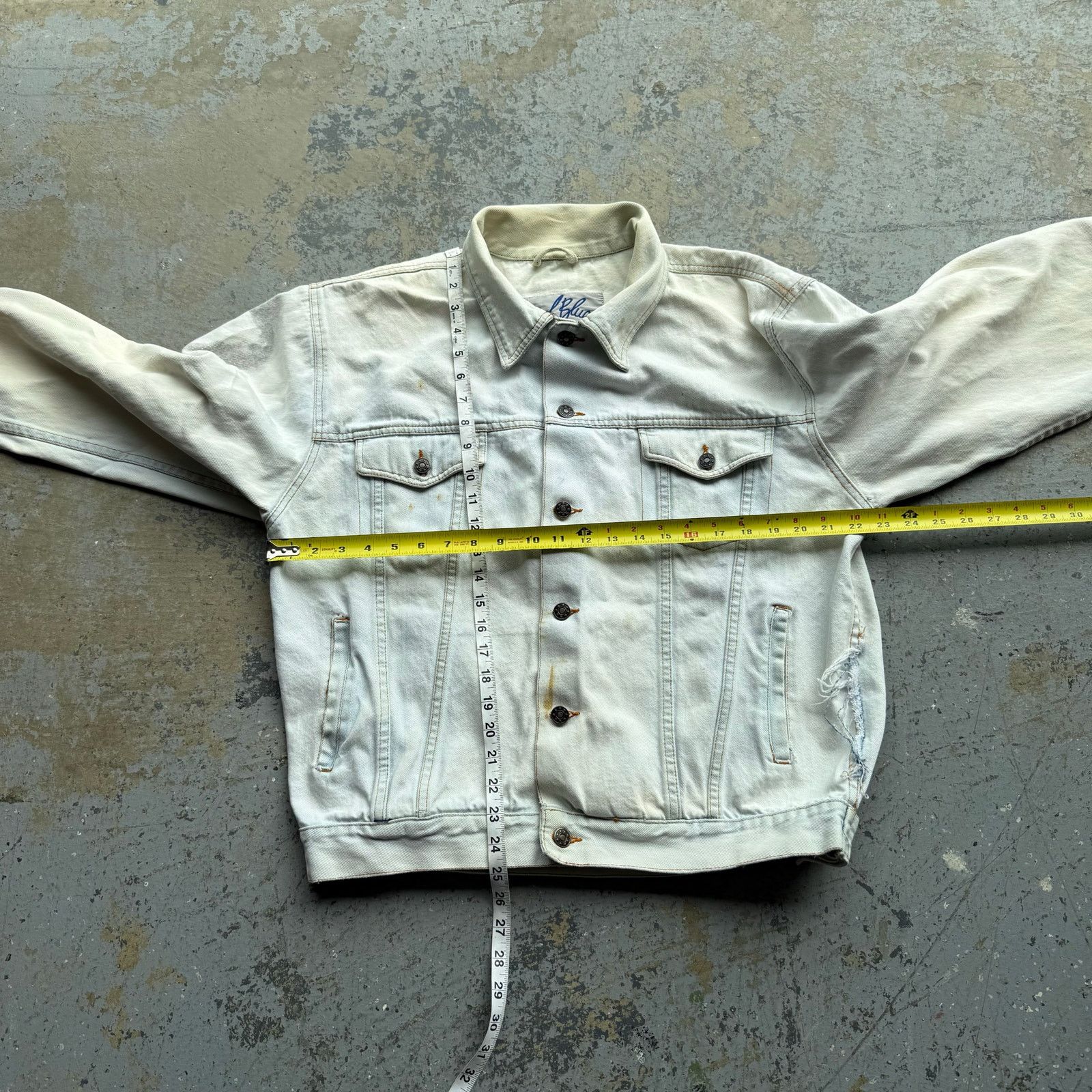 Vintage Vintage 90’s Patchwork Custom Denim Jacket XL Size US XL / EU 56 / 4 - 7 Thumbnail