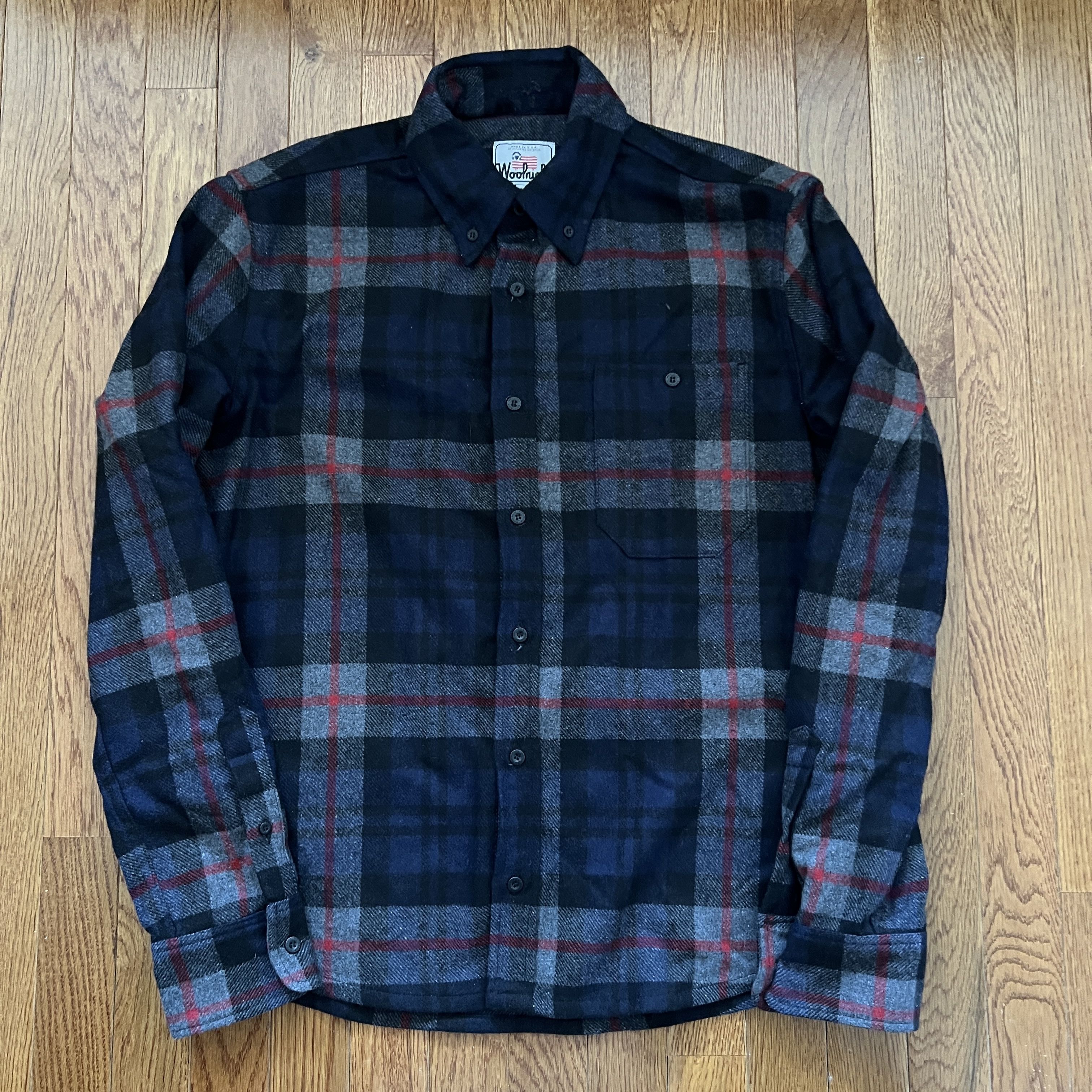 Woolrich Woolen Mills Woolrich Blue Plaid Flannel Shirt Size US S / EU 44-46 / 1 - 1 Thumbnail