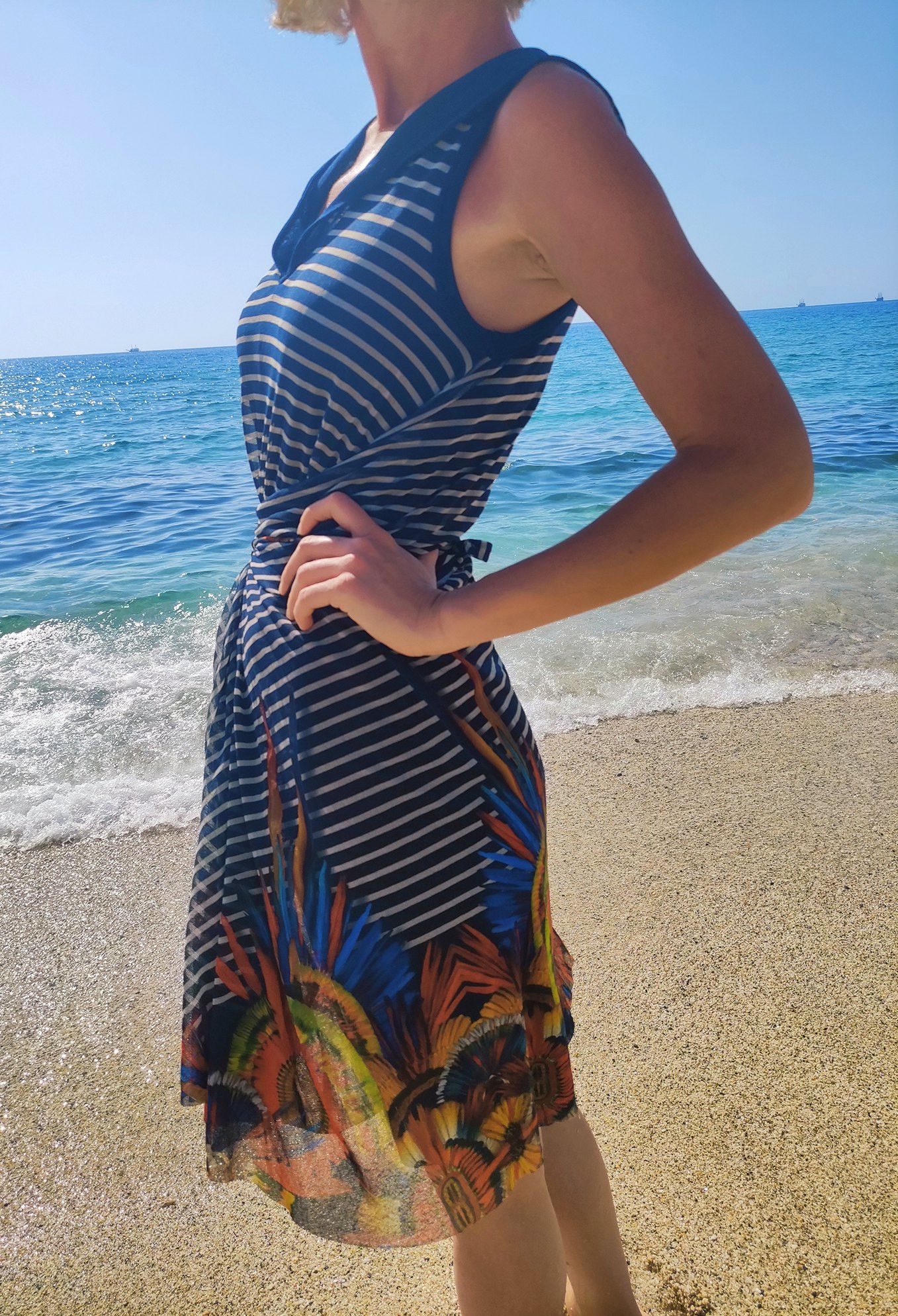 Jean Paul Gaultier Jean Paul Gaulter Striped Feather Sailor Parrot Aztec Dress Size M / US 6-8 / IT 42-44 - 4 Thumbnail