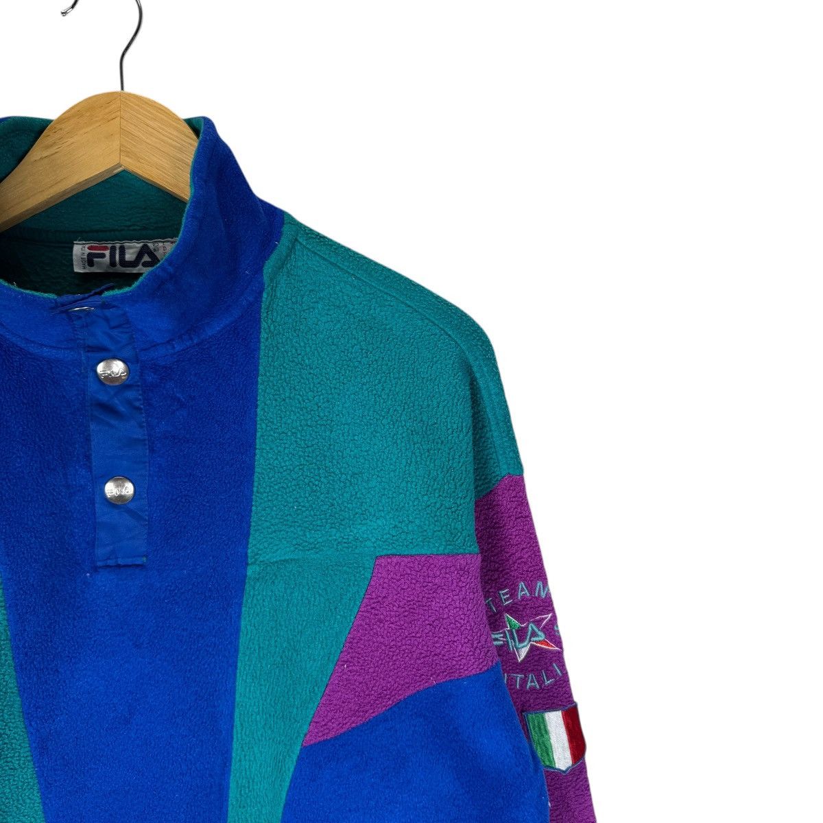 Fila 🌟FILA ITALIA FLEECE COLORWAY JACKET Size M / US 6-8 / IT 42-44 - 3 Thumbnail