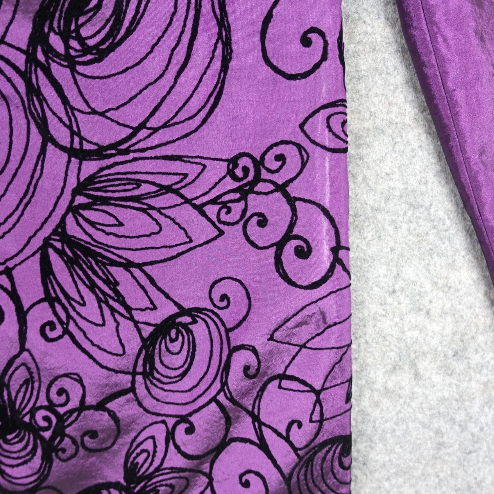 Laura Ashley VINTAGE Laura Ashley Jacket Womens Small Purple Floral Flocked Whimsygoth Dressy Jacket, Purple Floral, Laura Ashley, Regular, S, Womens Size S / US 4 / IT 40 - 6 Thumbnail