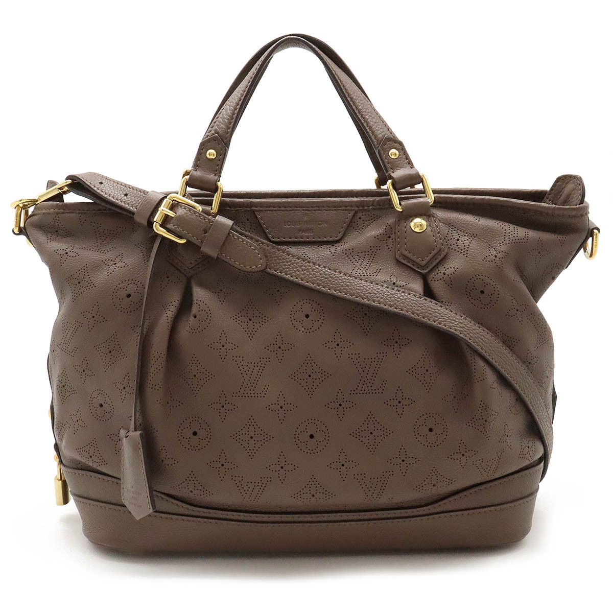 Louis Vuitton Louis Vuitton Louis Vuitton Monogram Mahina Stella PM 2WAY Shoulder Tote Bag M93811 Leather Tote Bag M93811 in Very Good Condition Size ONE SIZE - 1 Thumbnail