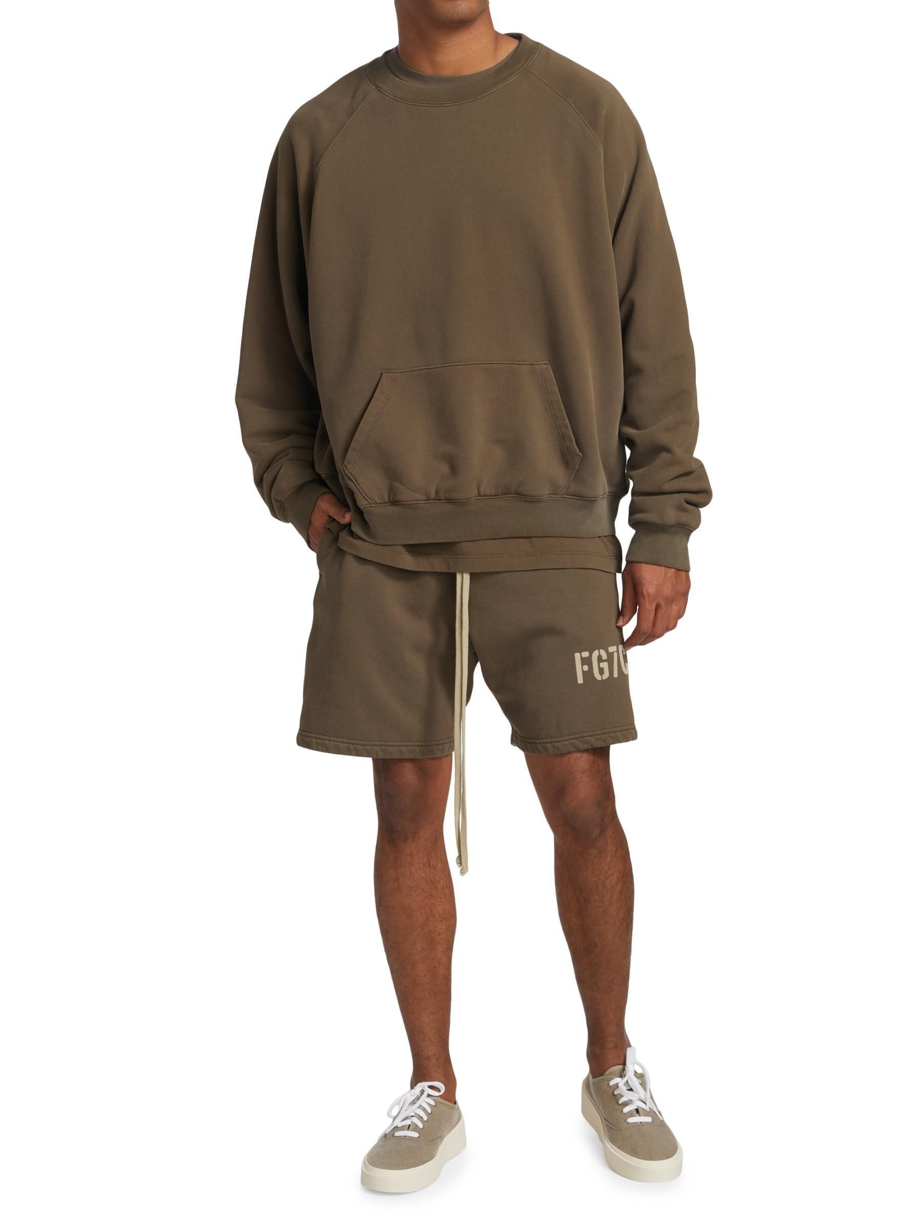 Fear of God o1y0125 Crewneck Sweatshirt in Brown Size US XS / EU 42 / 0 - 6 Thumbnail