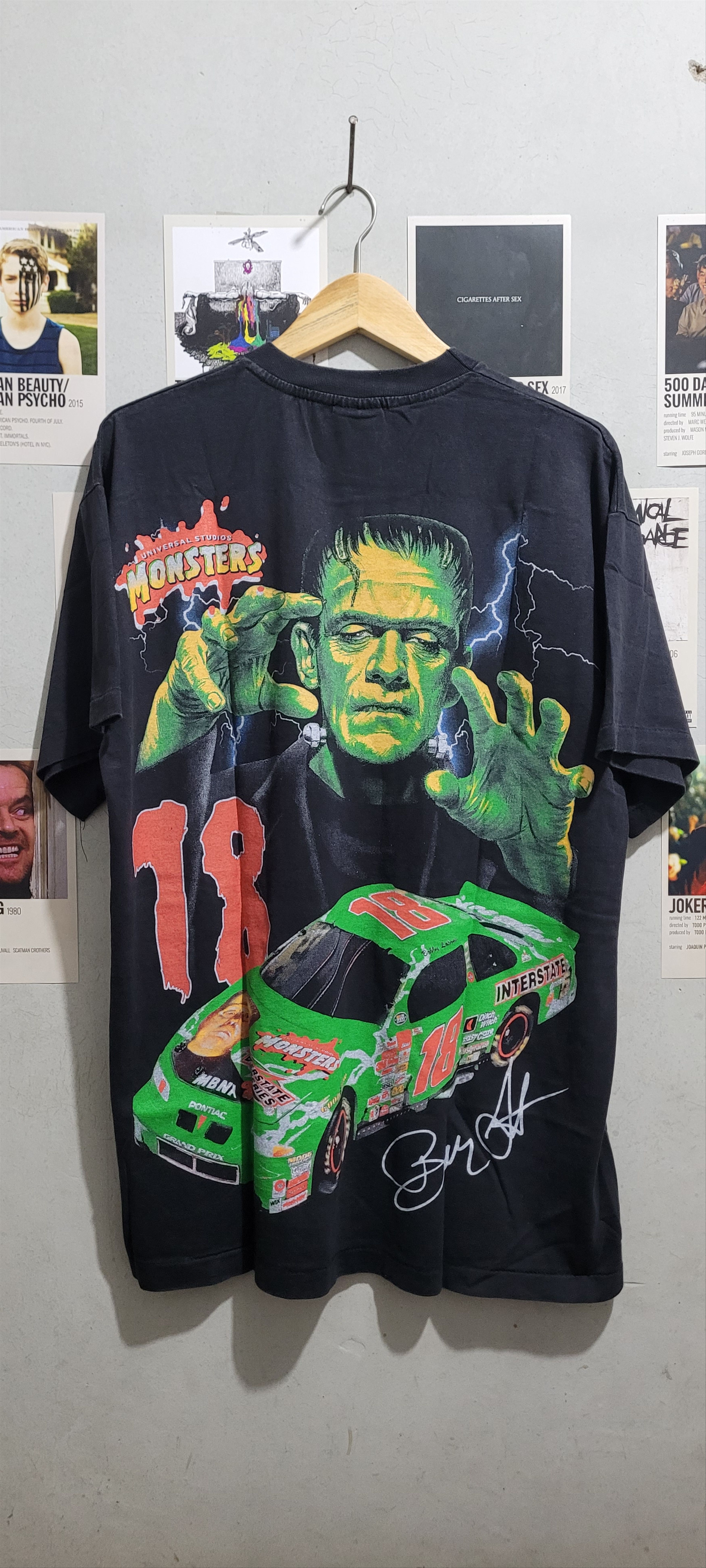 FOR OTHERS 1980 Frankenstein NASCAR Bobby Labonte Hallowen Fansmade Size US XL / EU 56 / 4 - 2 Thumbnail